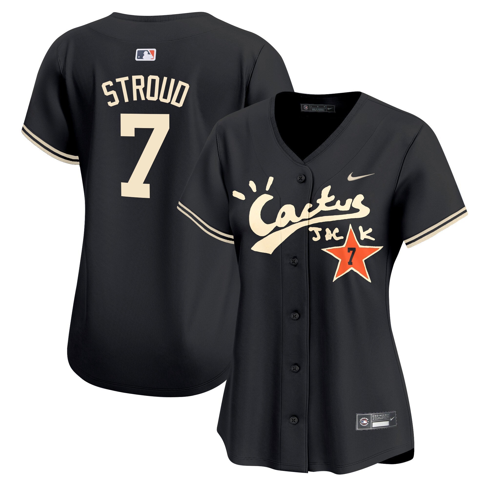 Women’s Cactus Jack Vapor Premier Limited Jersey V2 – Stitched