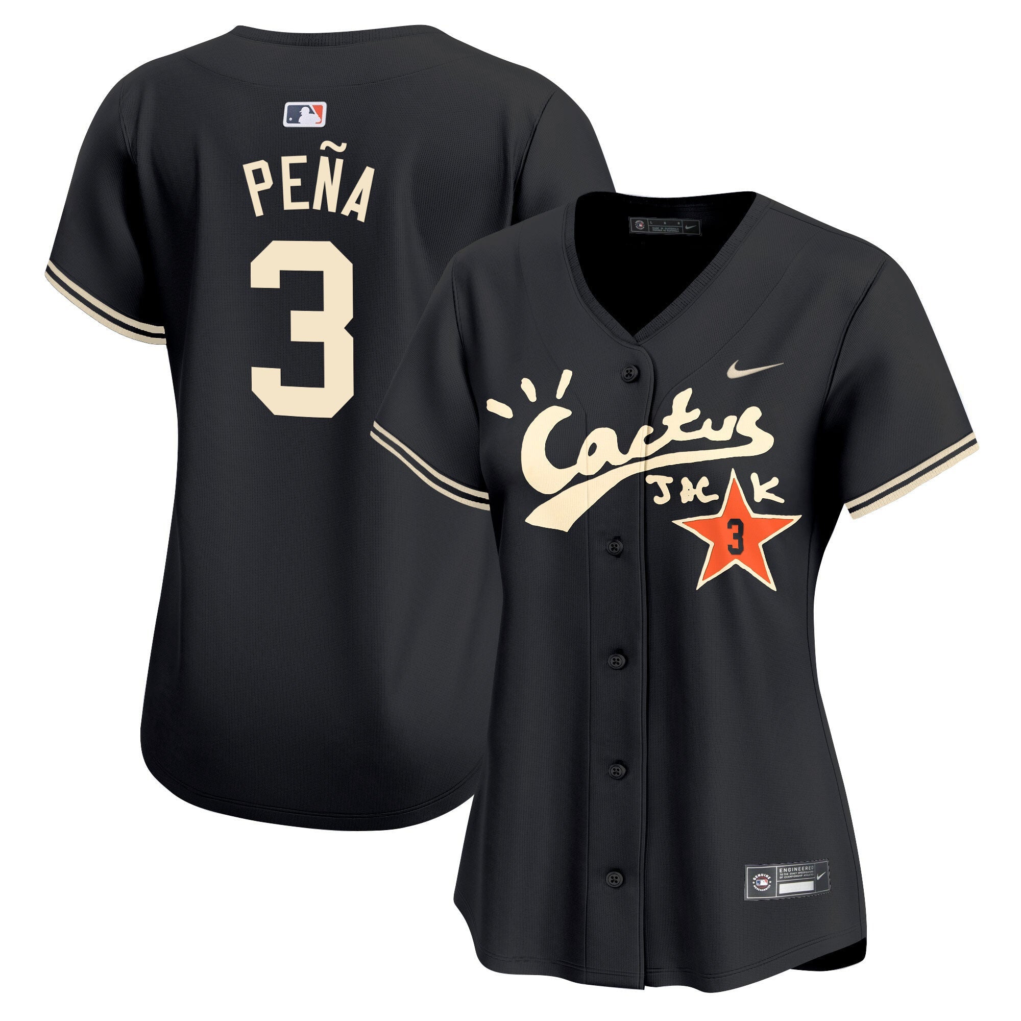 Women’s Cactus Jack Vapor Premier Limited Jersey V2 – Stitched