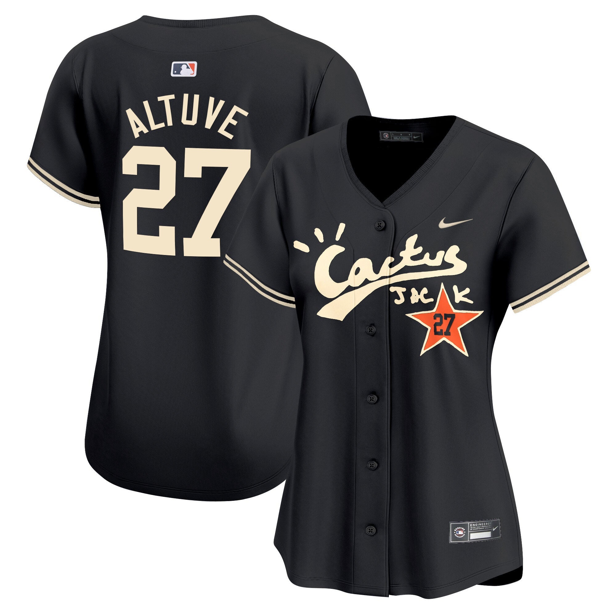 Women’s Cactus Jack Vapor Premier Limited Jersey V2 – Stitched