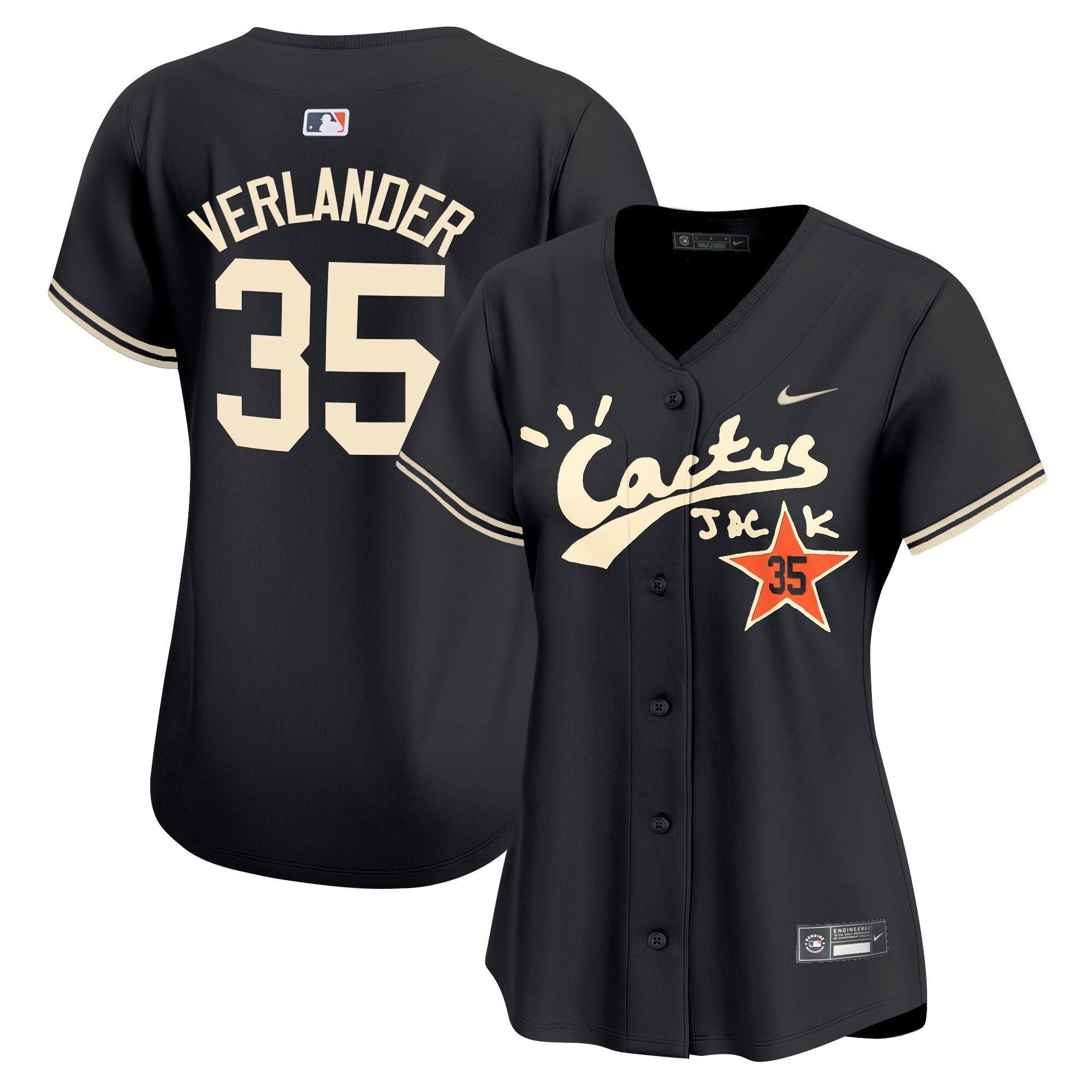 Women’s Cactus Jack Vapor Premier Limited Jersey V2 – Stitched