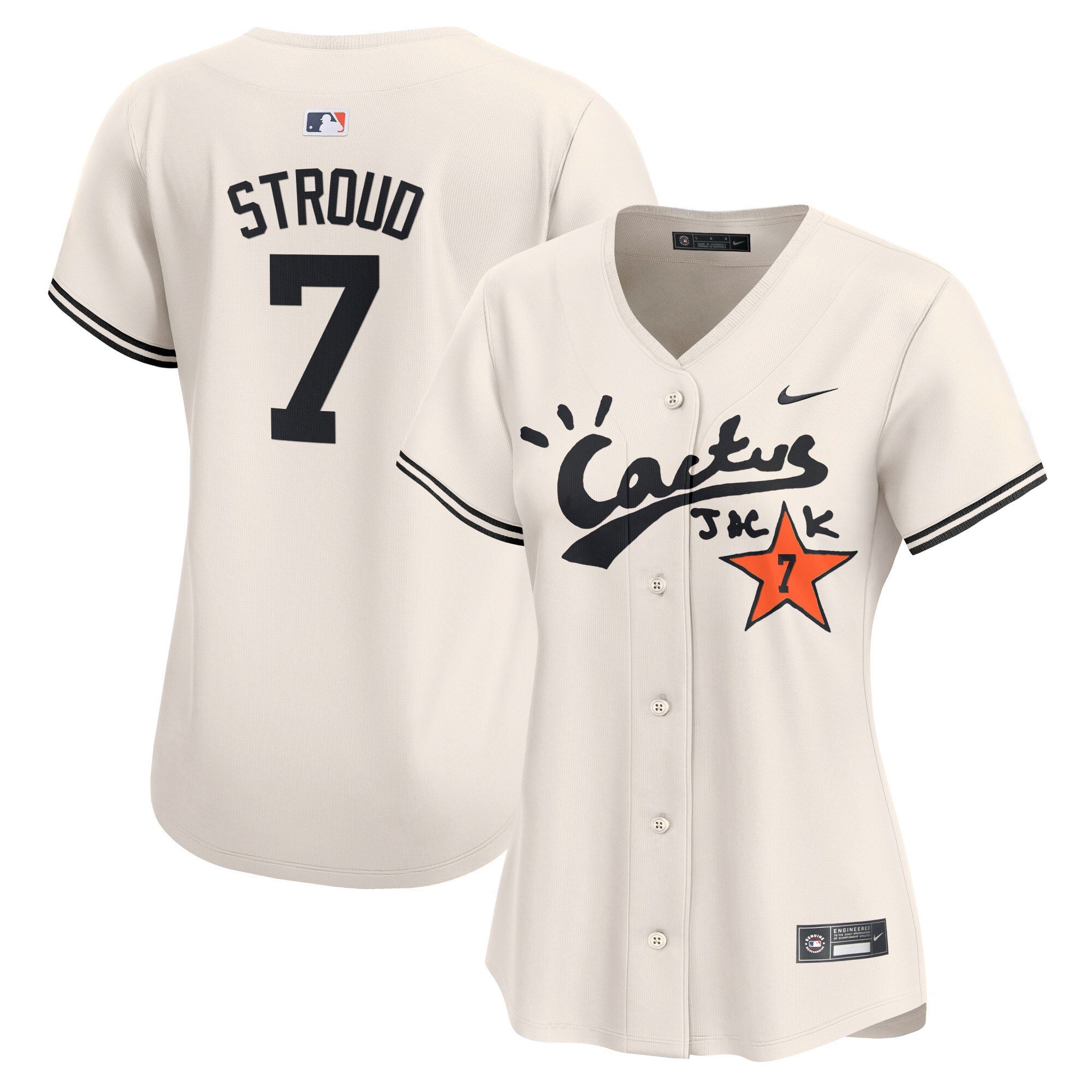Women’s Cactus Jack Vapor Premier Limited Jersey V2 – Stitched