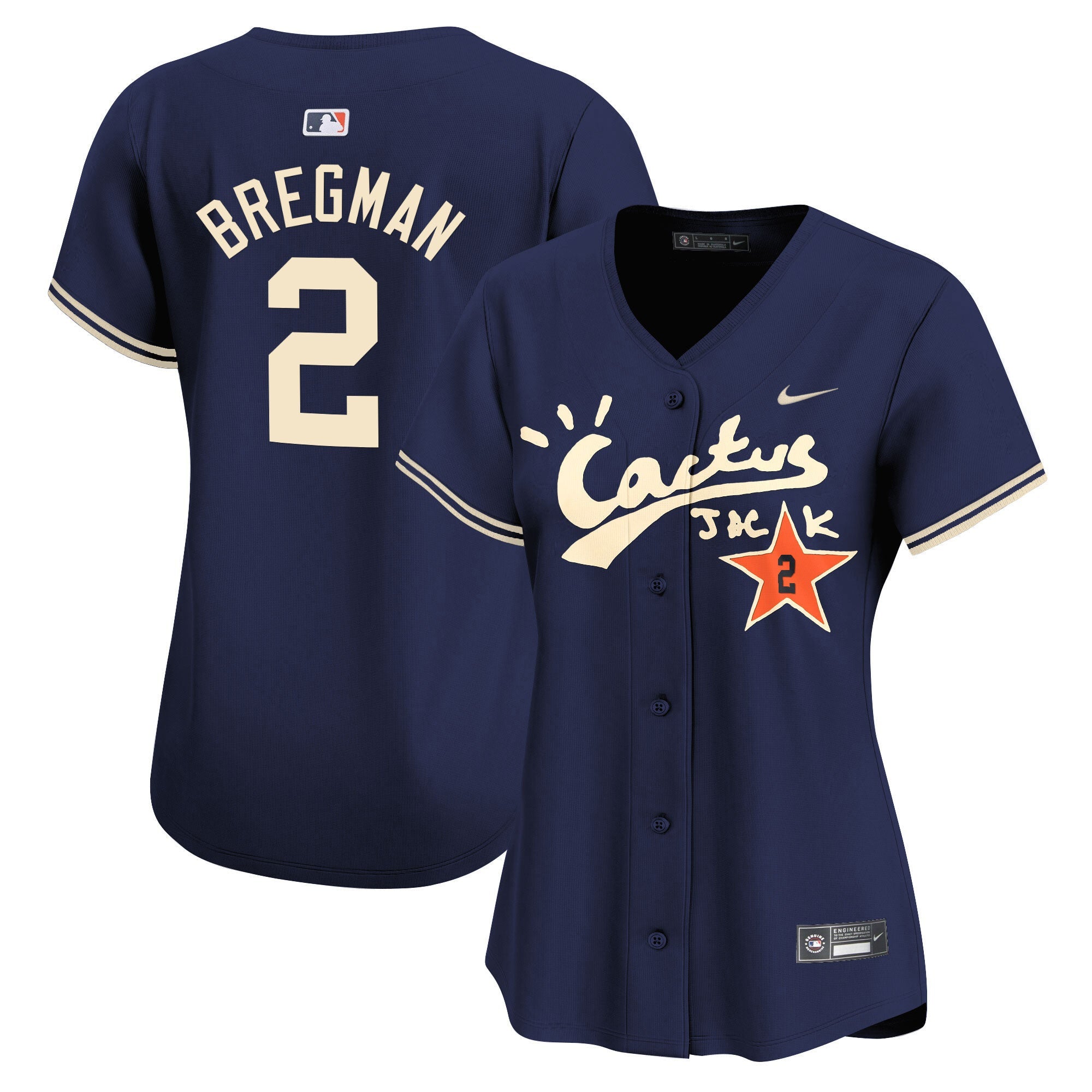 Women’s Cactus Jack Vapor Premier Limited Jersey V2 – Stitched