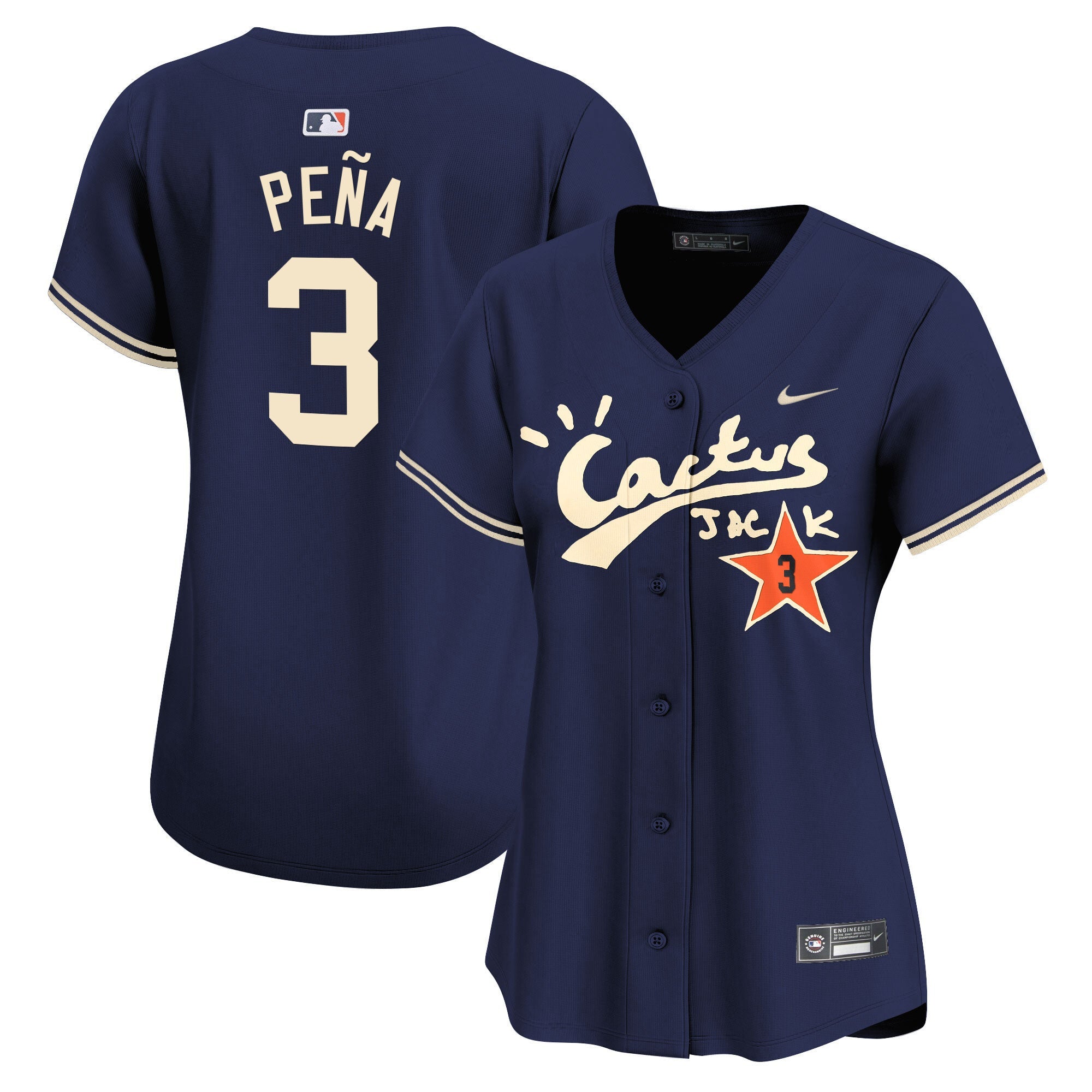Women’s Cactus Jack Vapor Premier Limited Jersey V2 – Stitched