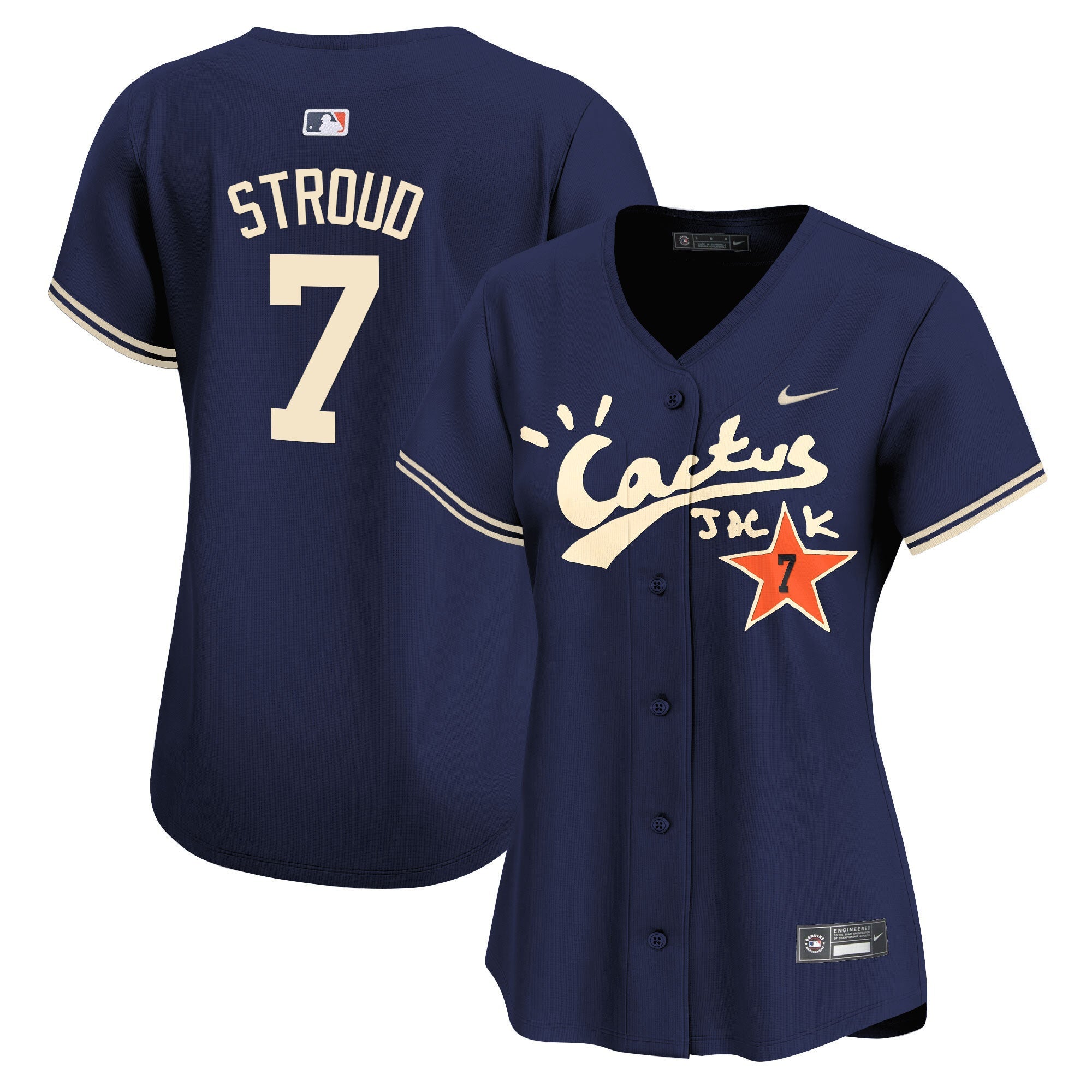 Women’s Cactus Jack Vapor Premier Limited Jersey V2 – Stitched