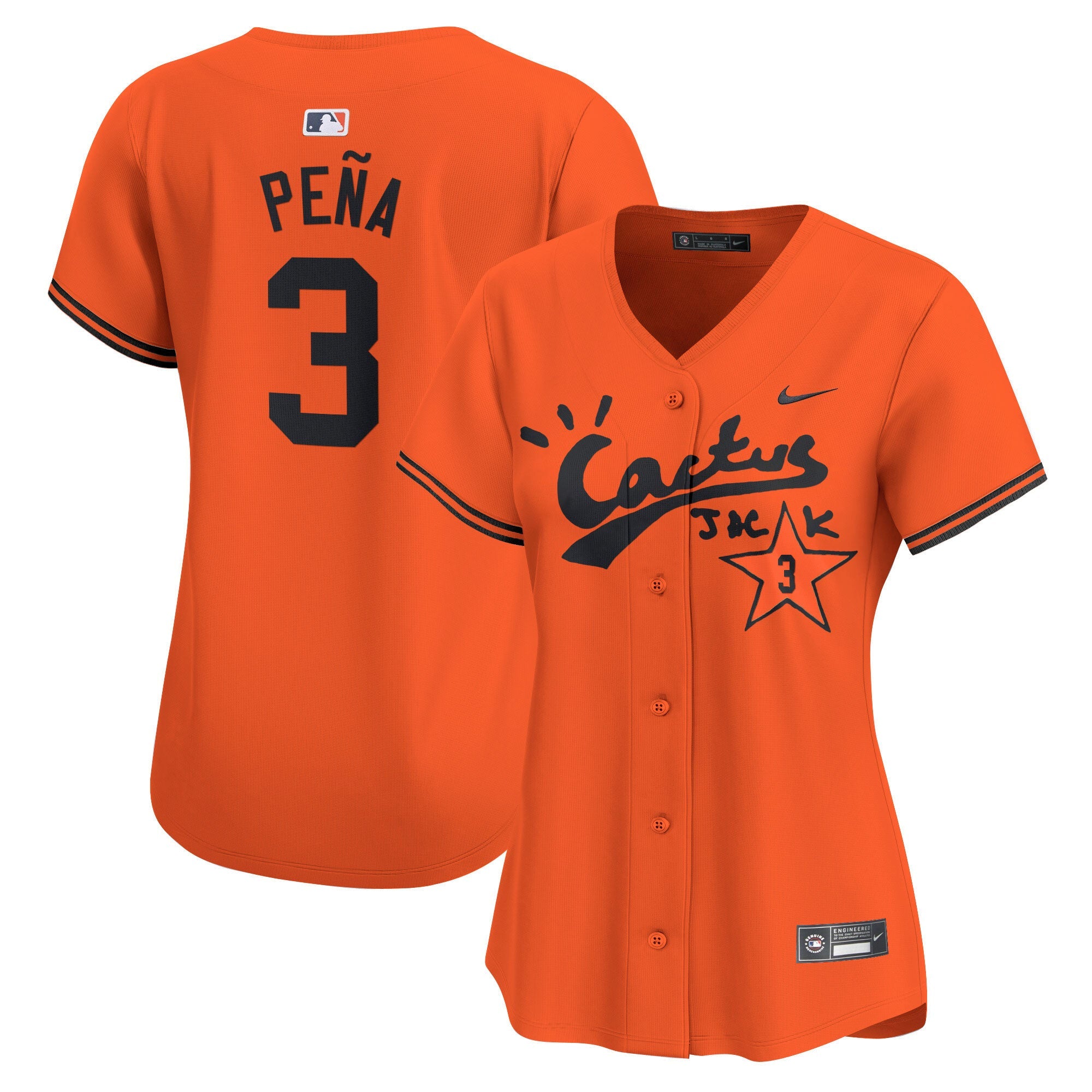 Women’s Cactus Jack Vapor Premier Limited Jersey V2 – Stitched