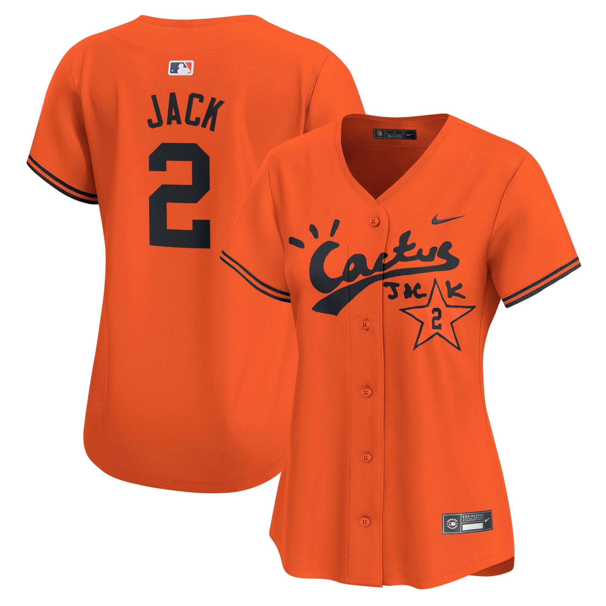 Women’s Cactus Jack Vapor Premier Limited Jersey V2 – Stitched