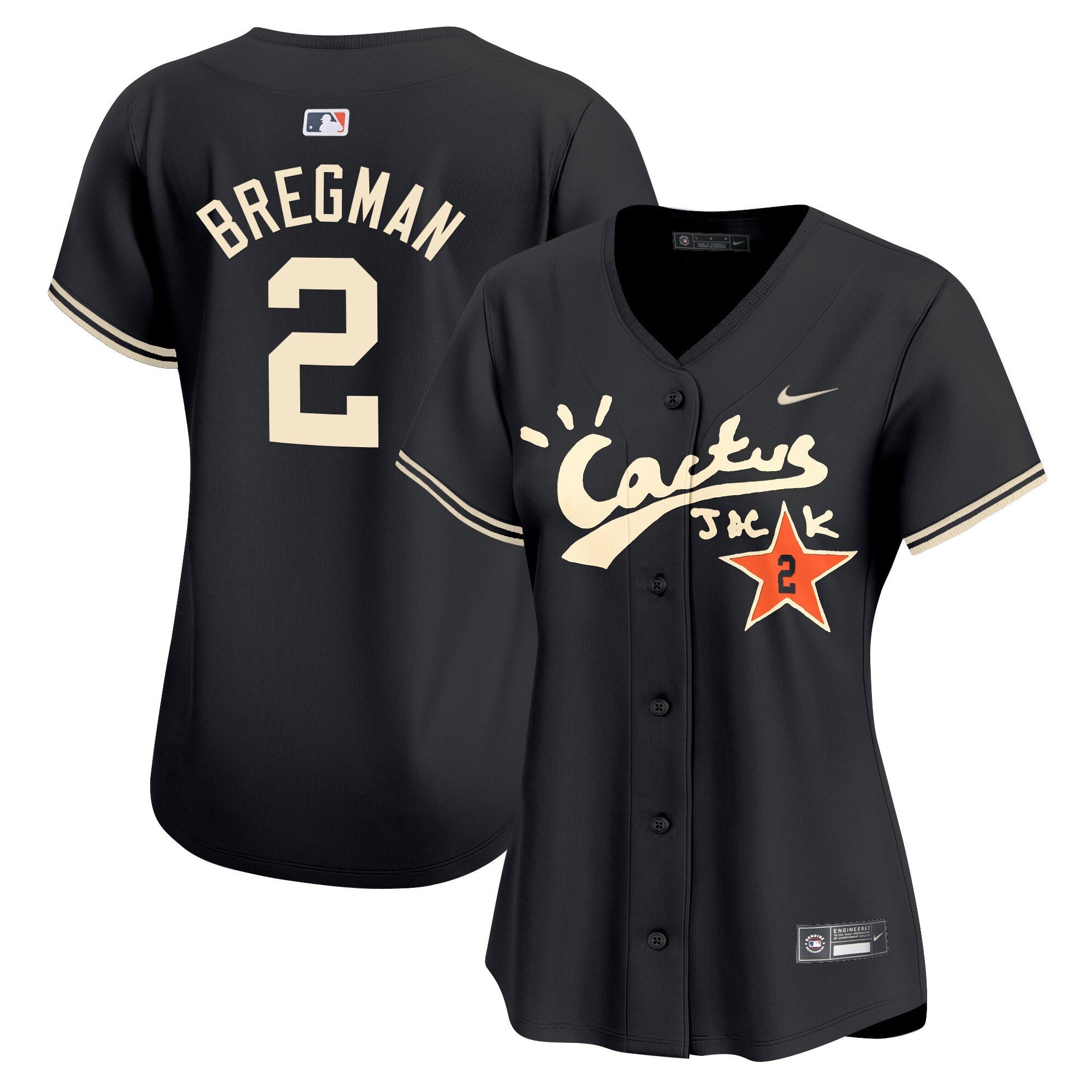 Women’s Cactus Jack Vapor Premier Limited Jersey V2 – Stitched