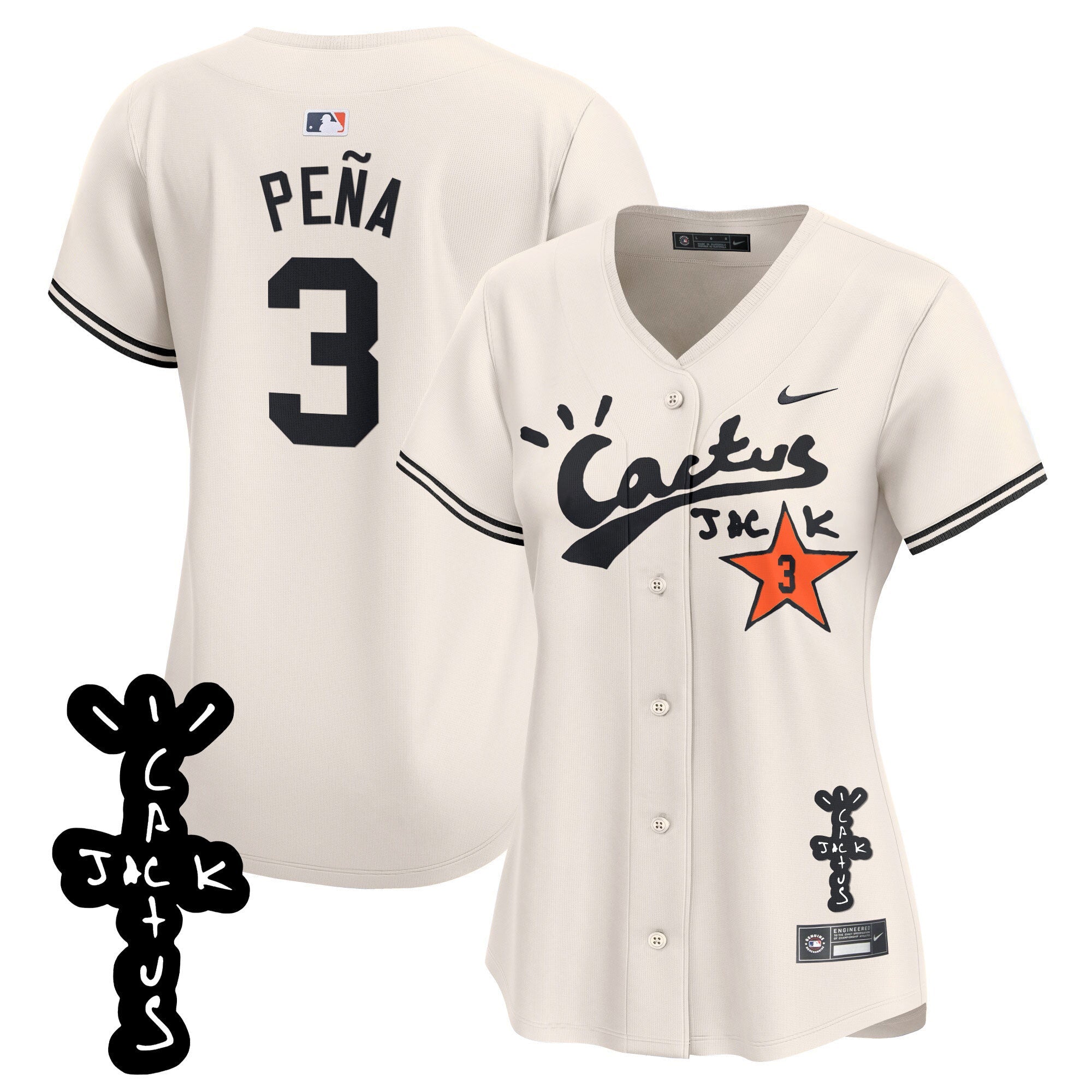Women’s Cactus Jack Patch Vapor Premier Limited Jersey V2