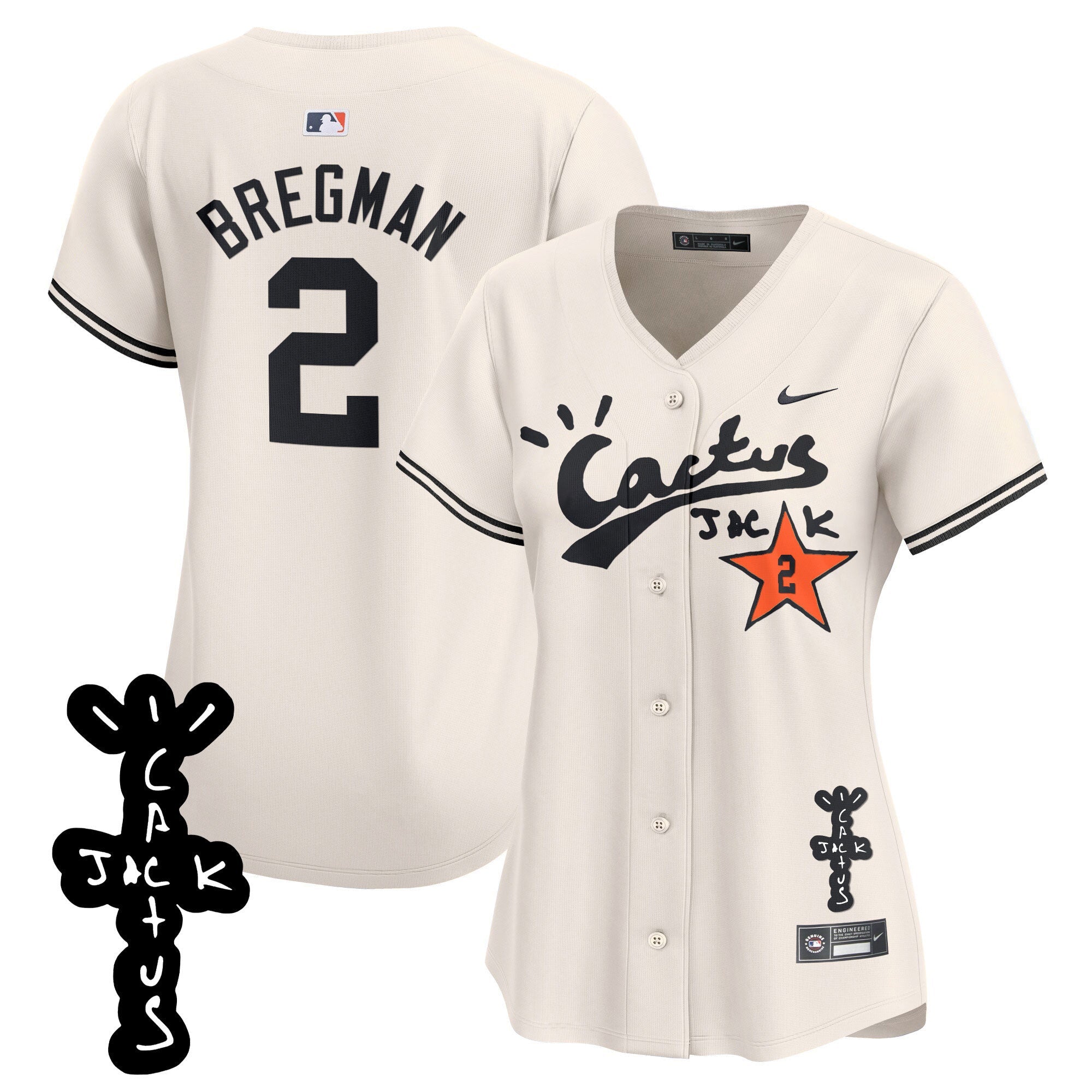 Women’s Cactus Jack Patch Vapor Premier Limited Jersey V2