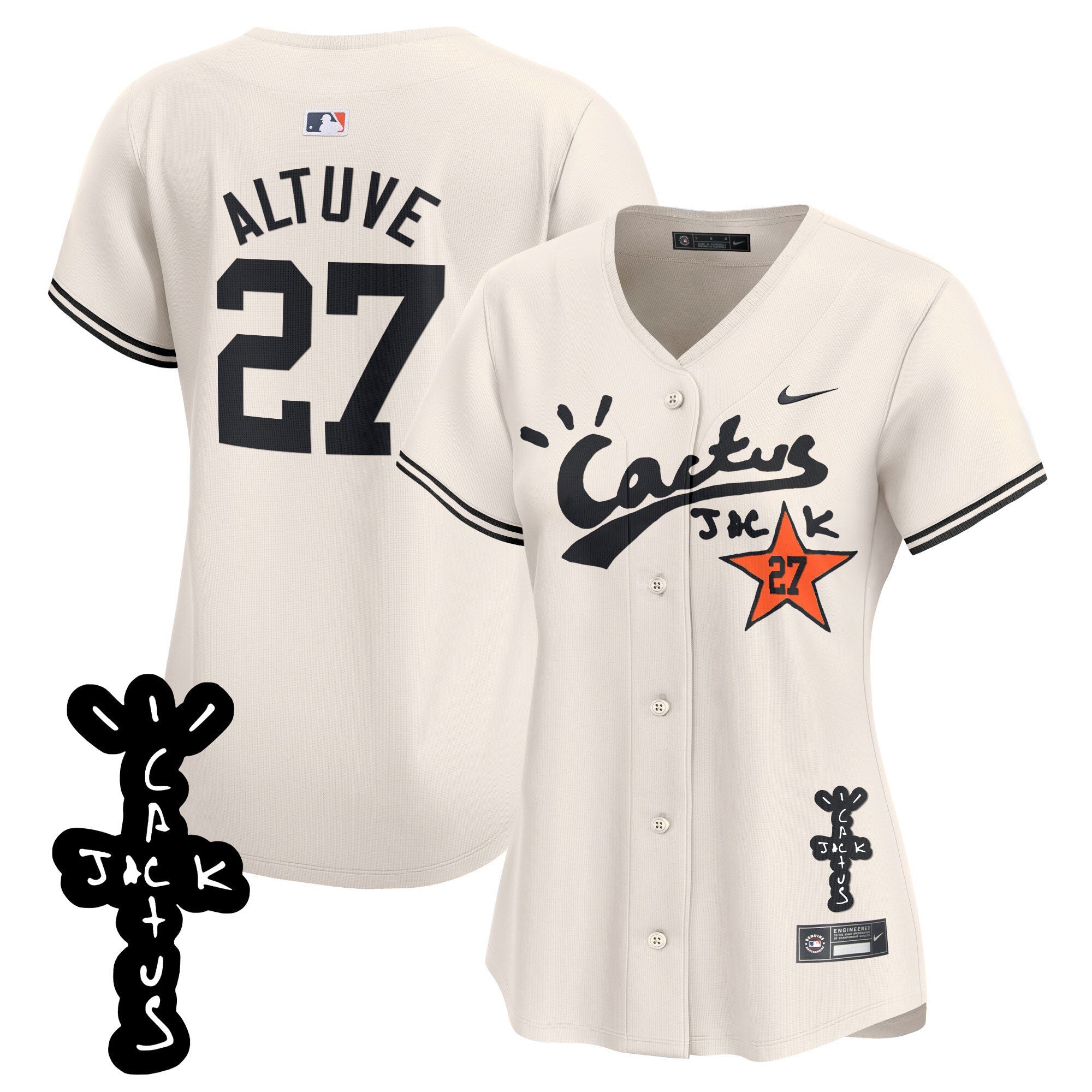 Women’s Cactus Jack Patch Vapor Premier Limited Jersey V2