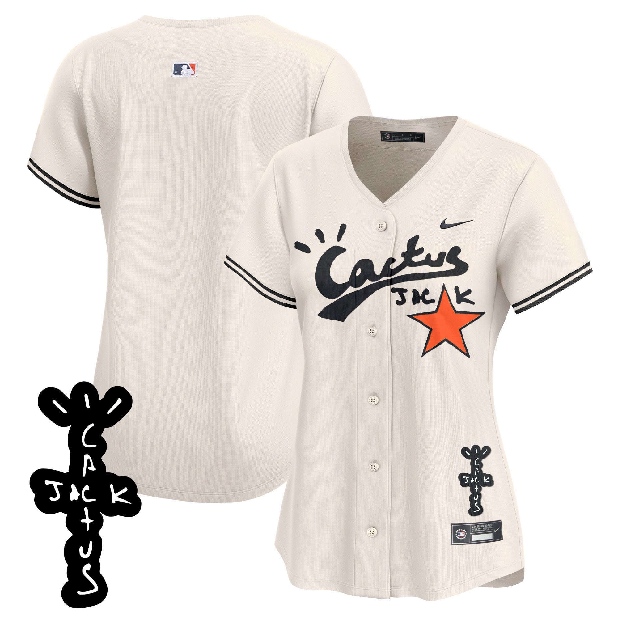 Women’s Cactus Jack Patch Vapor Premier Limited Jersey V2