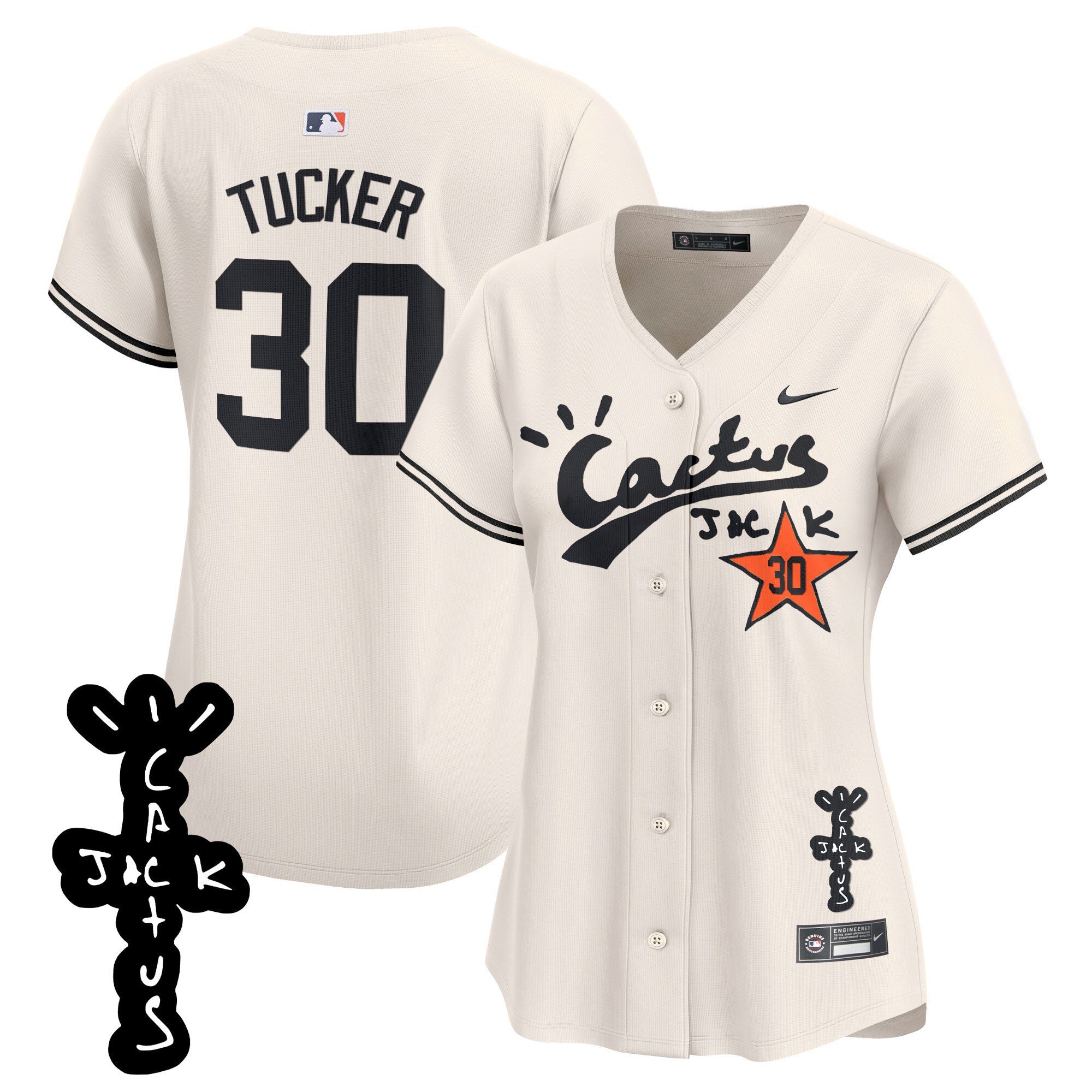 Women’s Cactus Jack Patch Vapor Premier Limited Jersey V2