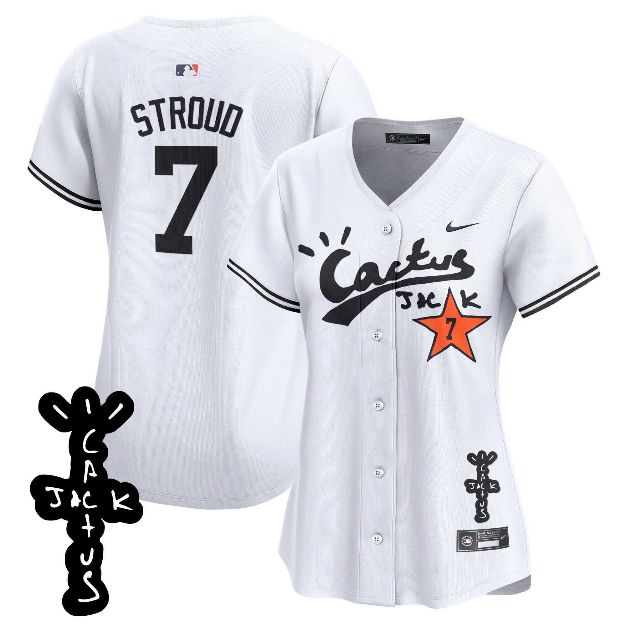 Women’s Cactus Jack Patch Vapor Premier Limited Jersey V2
