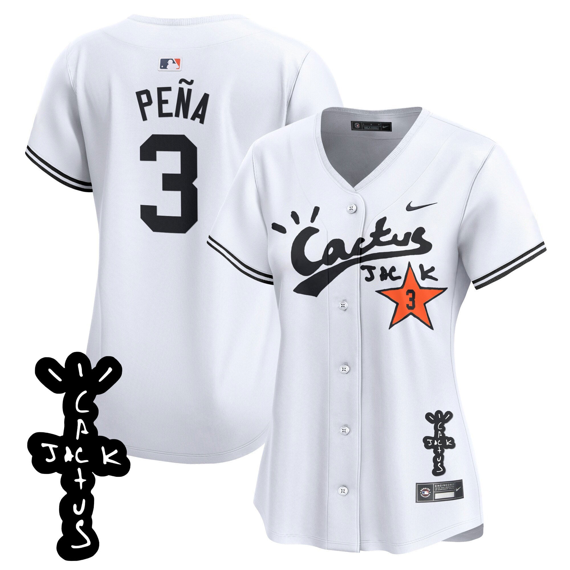 Women’s Cactus Jack Patch Vapor Premier Limited Jersey V2