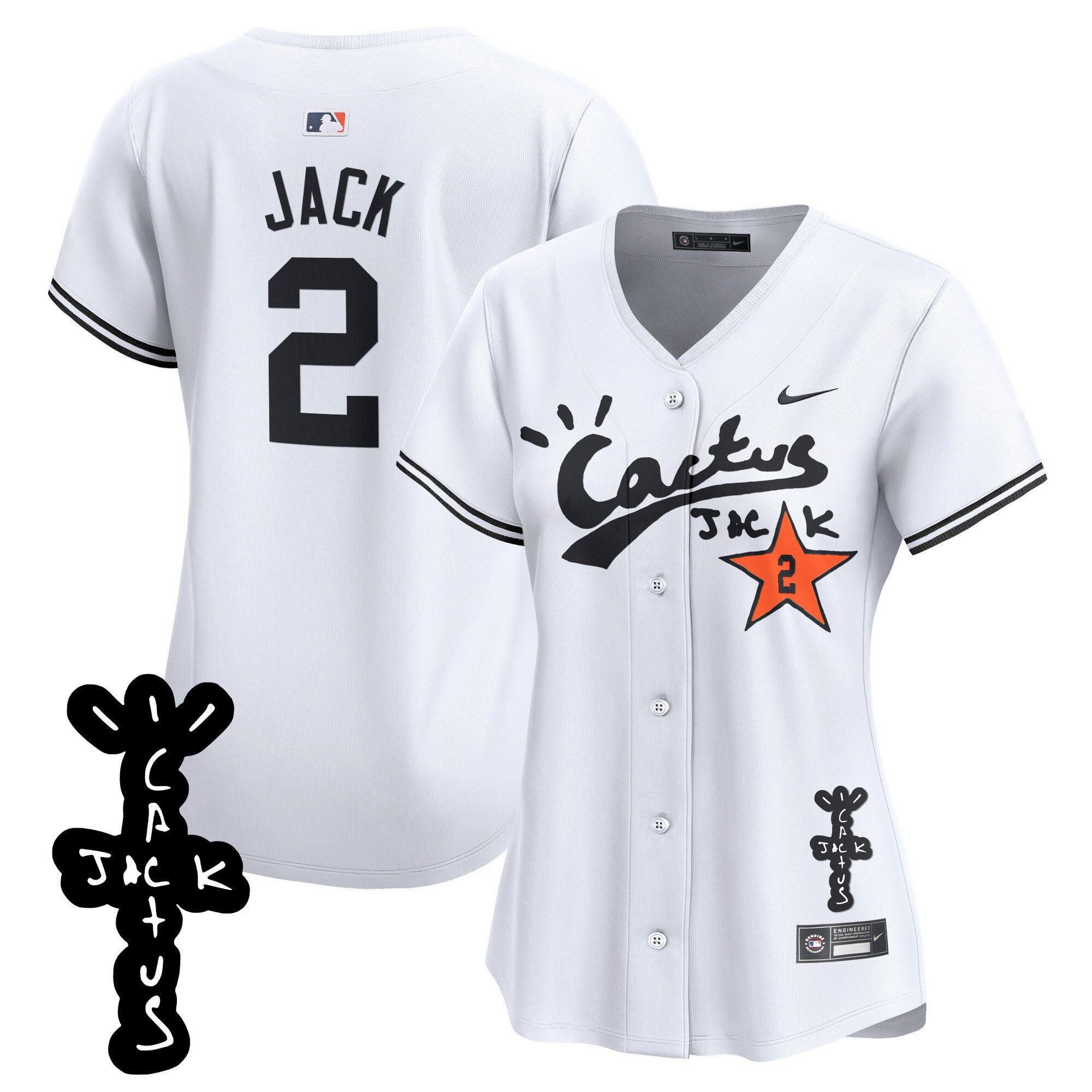 Women’s Cactus Jack Patch Vapor Premier Limited Jersey V2