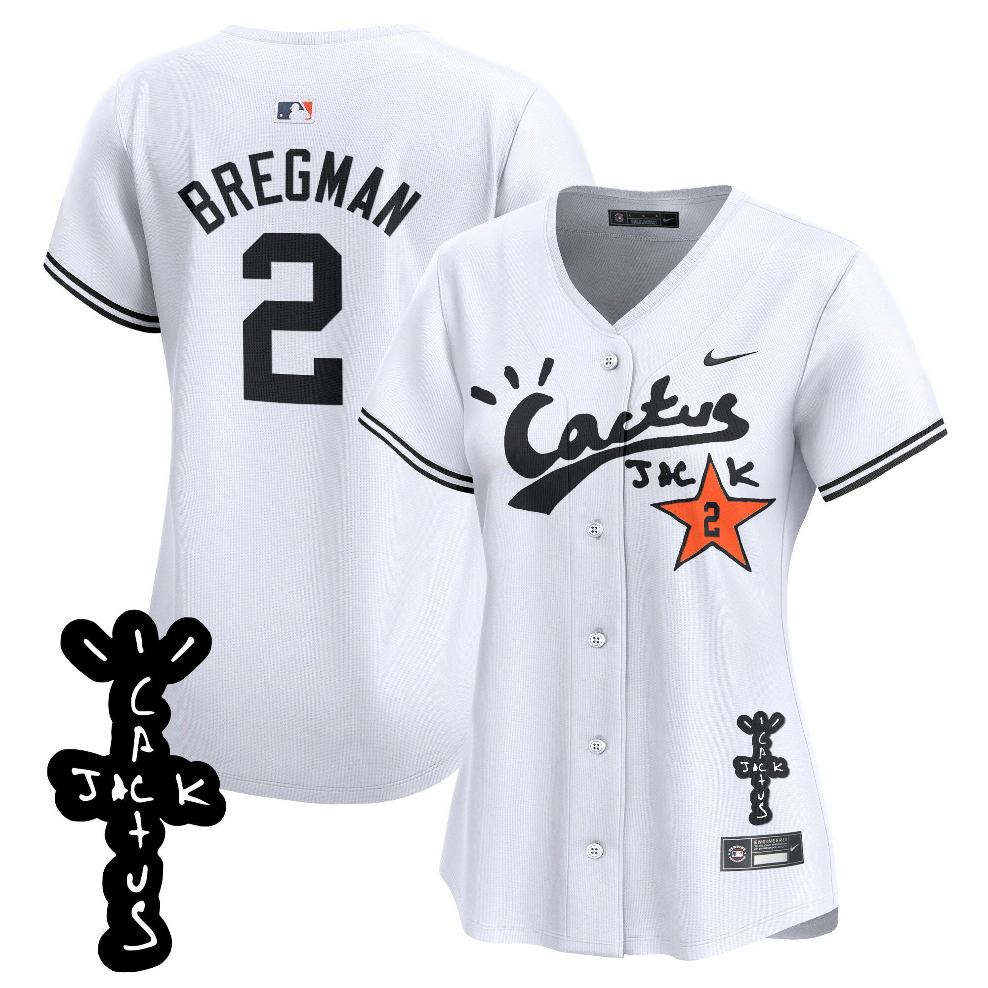 Women’s Cactus Jack Patch Vapor Premier Limited Jersey V2