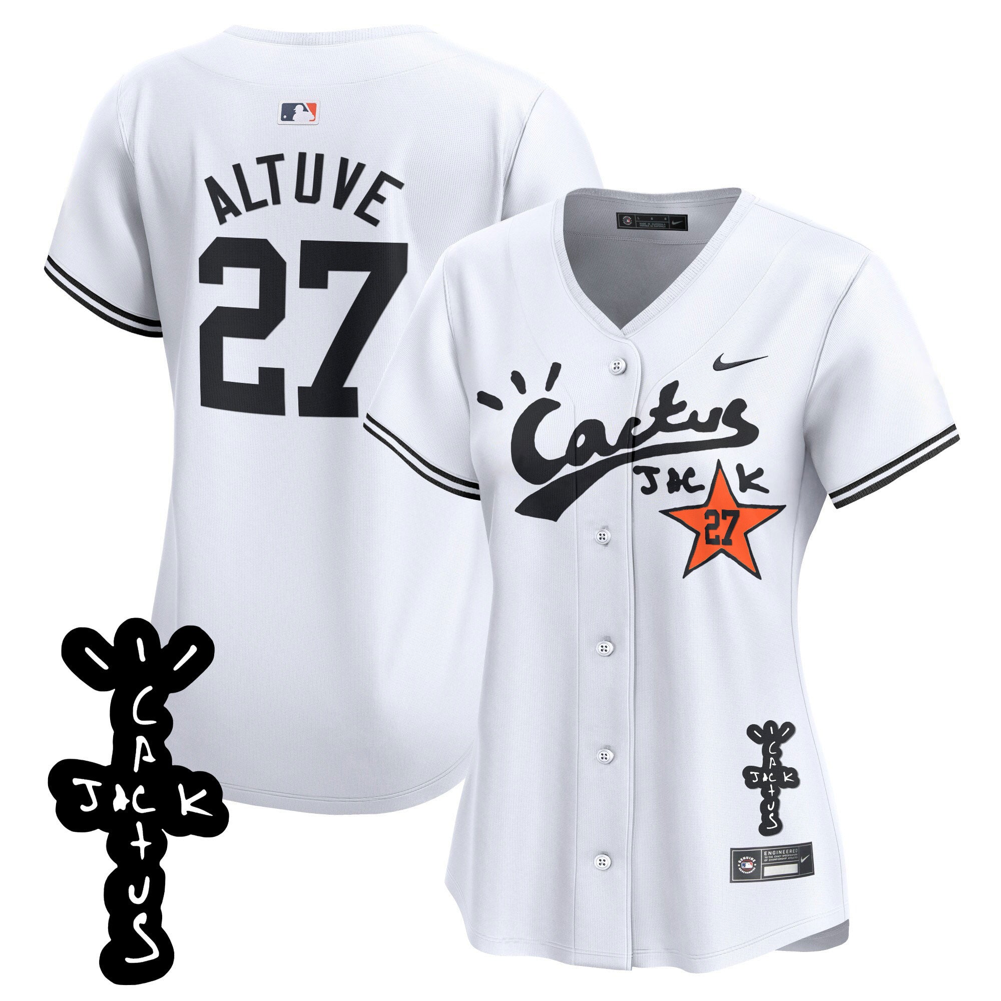 Women’s Cactus Jack Patch Vapor Premier Limited Jersey V2