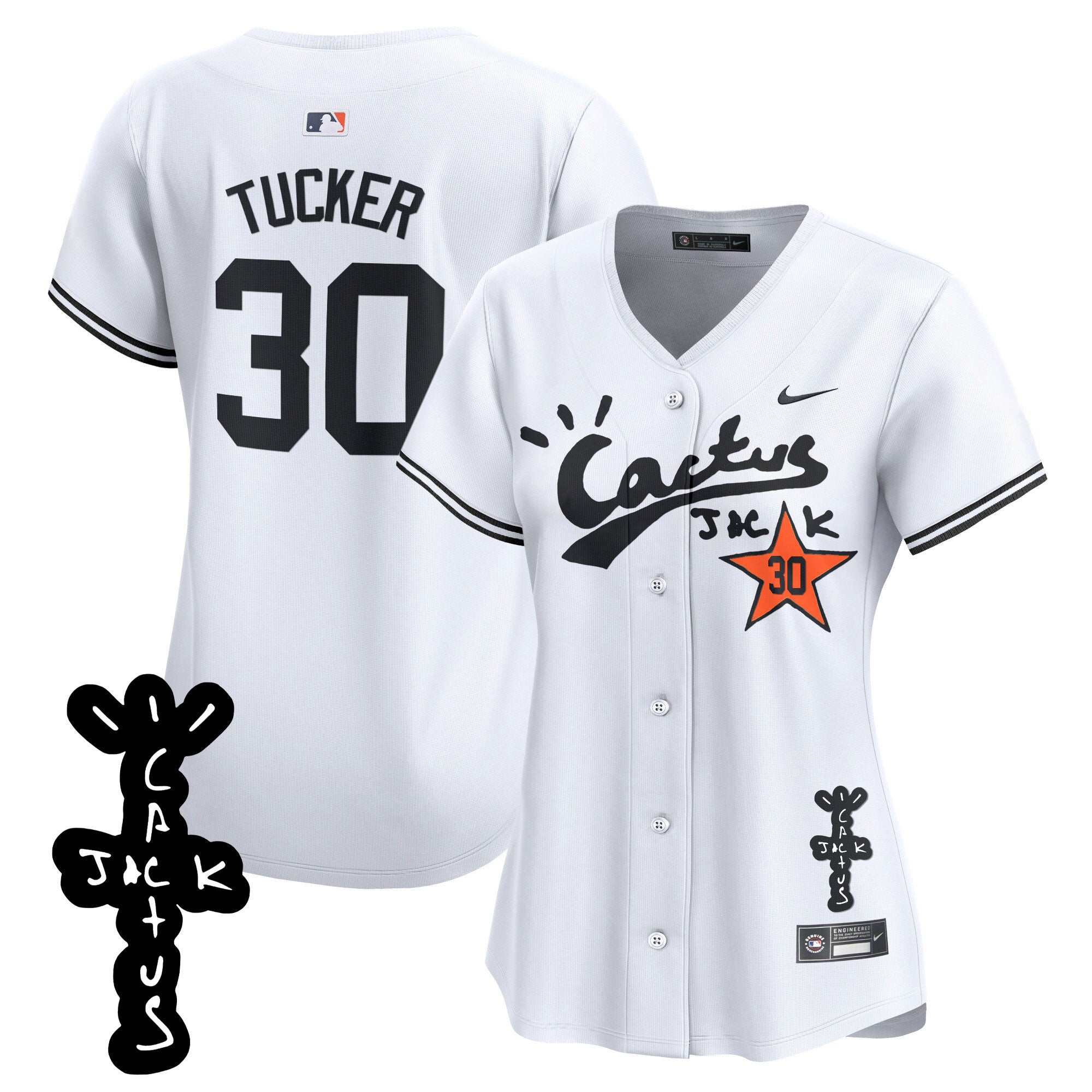 Women’s Cactus Jack Patch Vapor Premier Limited Jersey V2
