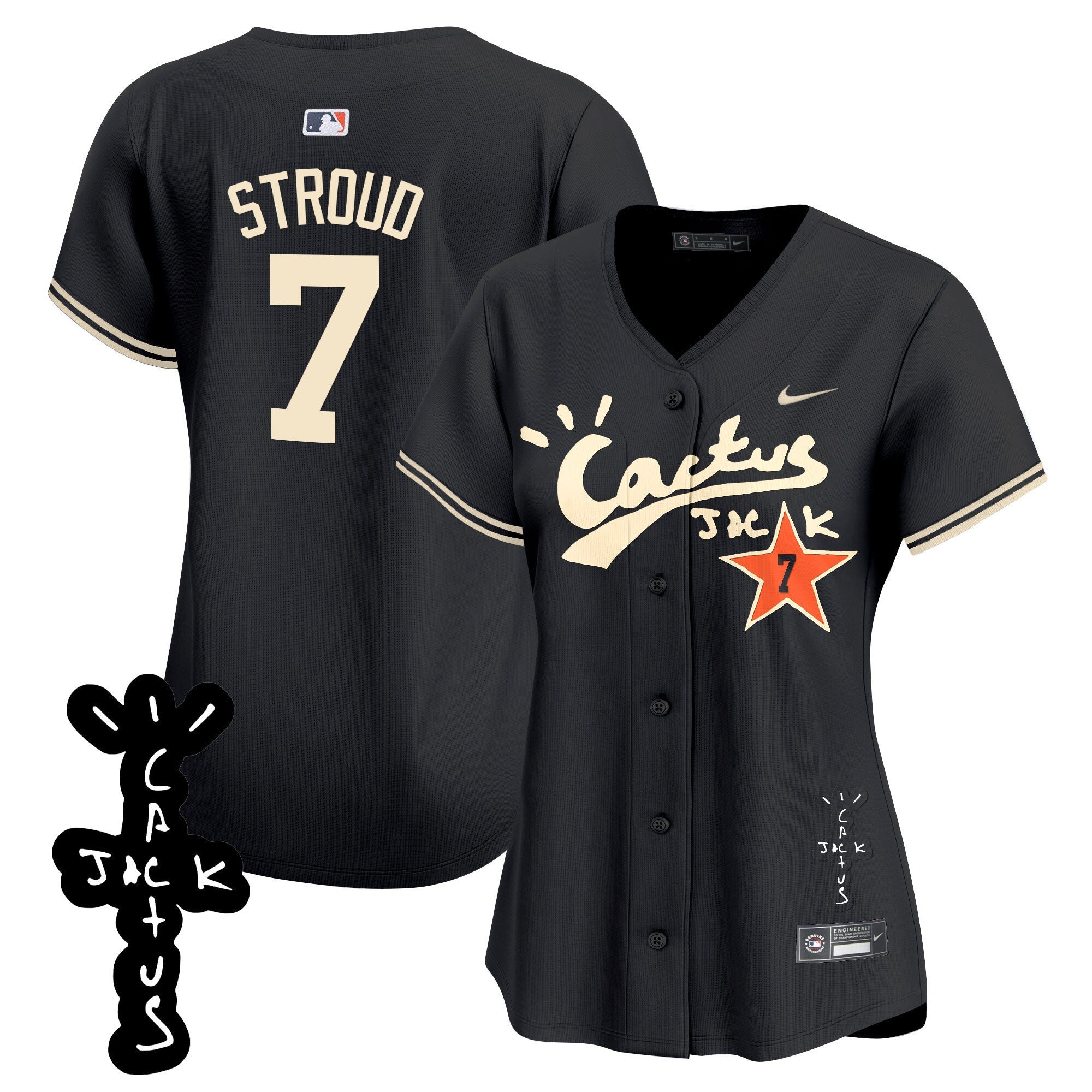 Women’s Cactus Jack Patch Vapor Premier Limited Jersey V2