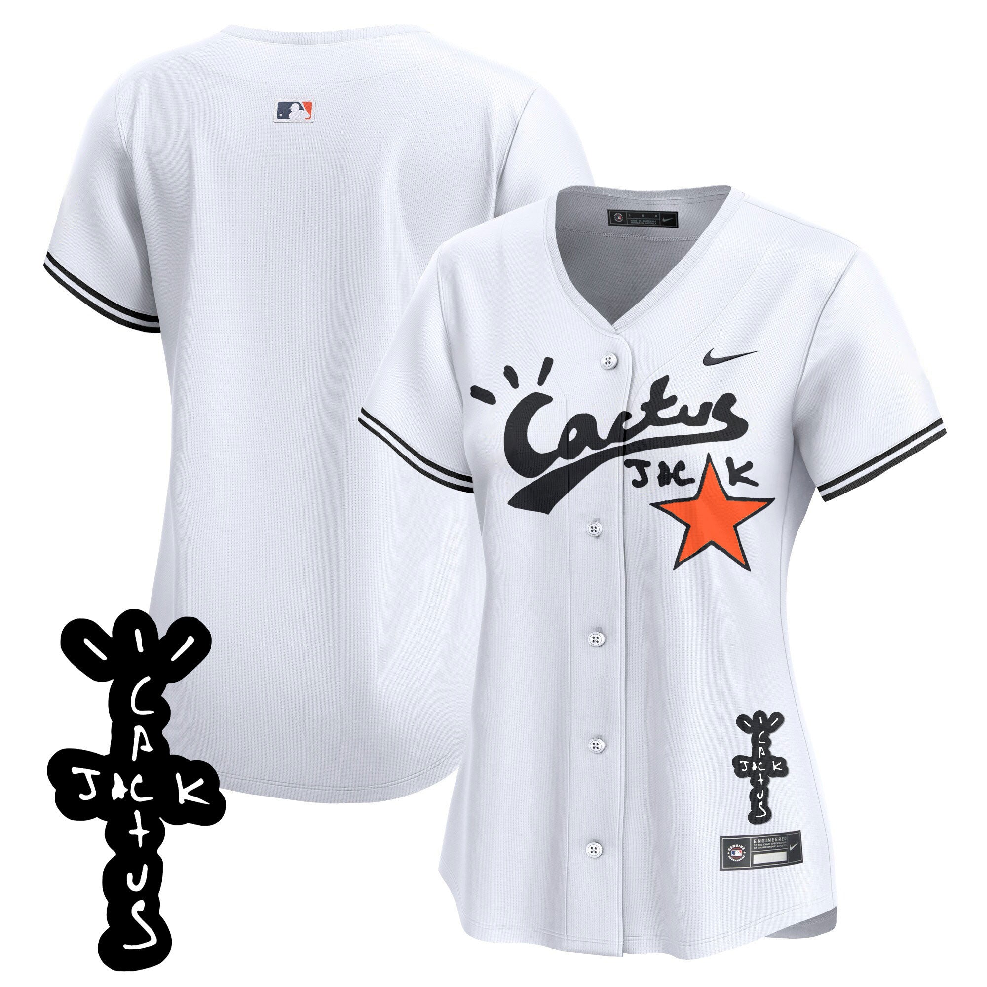 Women’s Cactus Jack Patch Vapor Premier Limited Jersey V2
