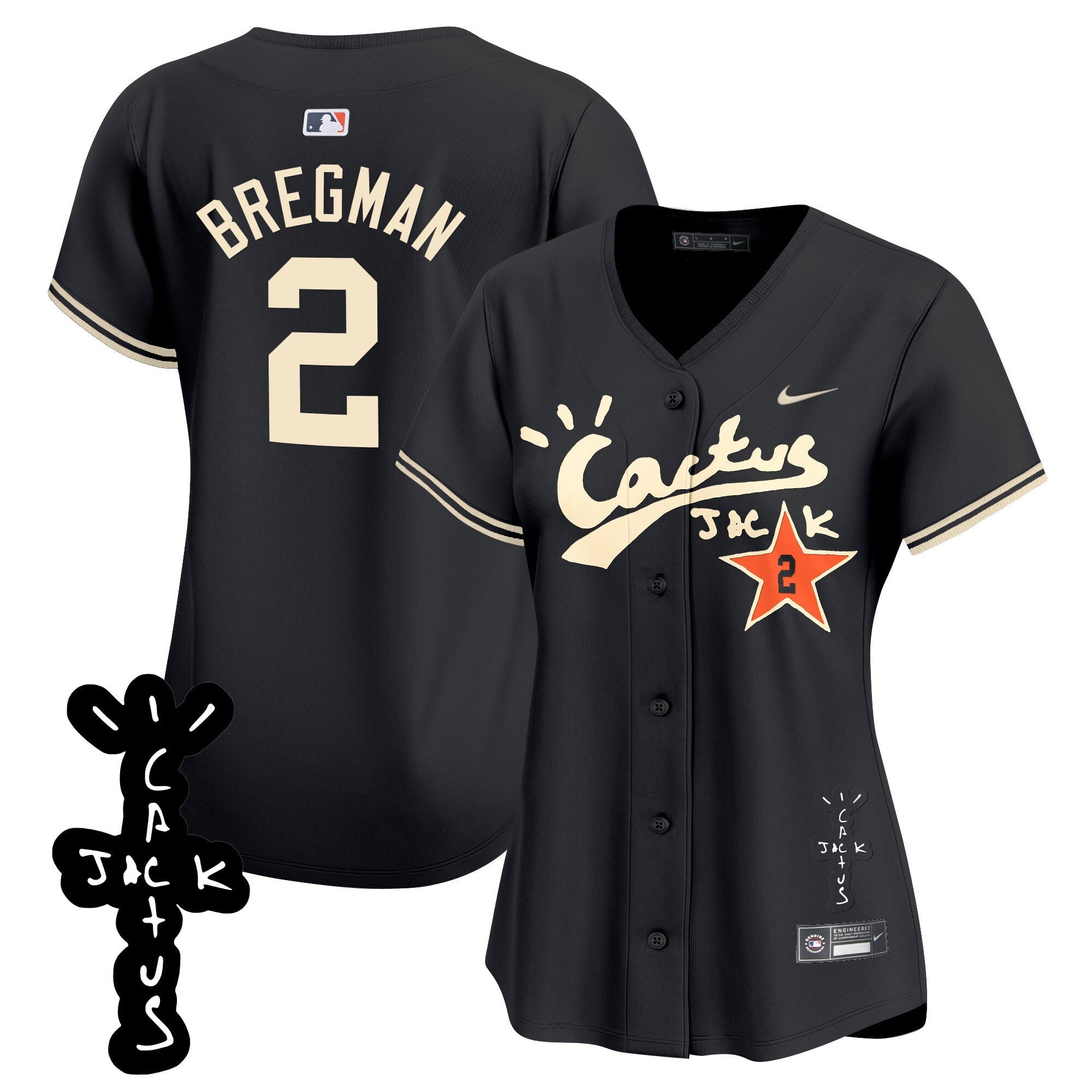Women’s Cactus Jack Patch Vapor Premier Limited Jersey V2