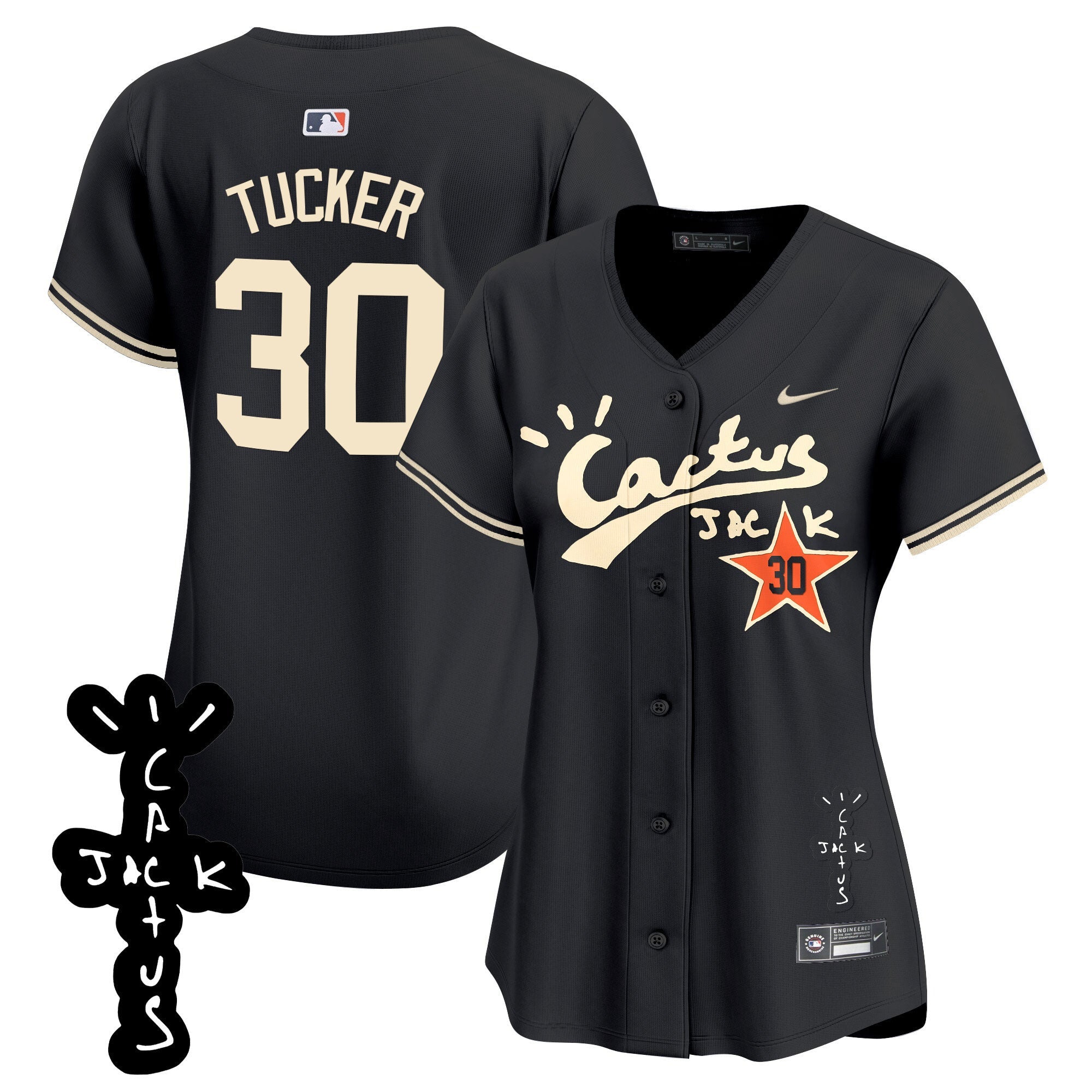 Women’s Cactus Jack Patch Vapor Premier Limited Jersey V2