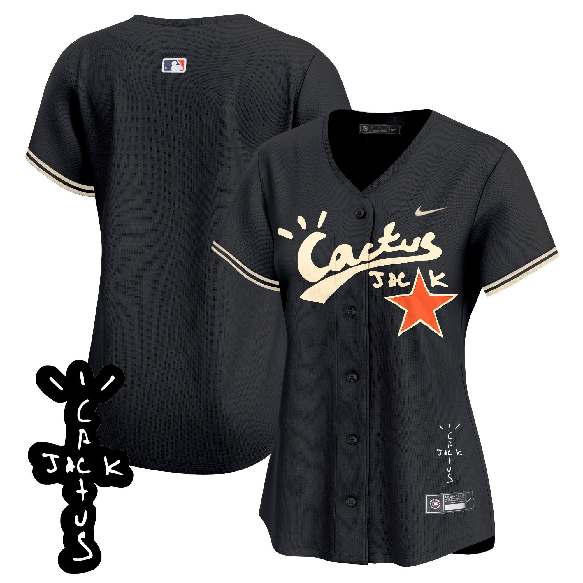 Women’s Cactus Jack Patch Vapor Premier Limited Jersey V2