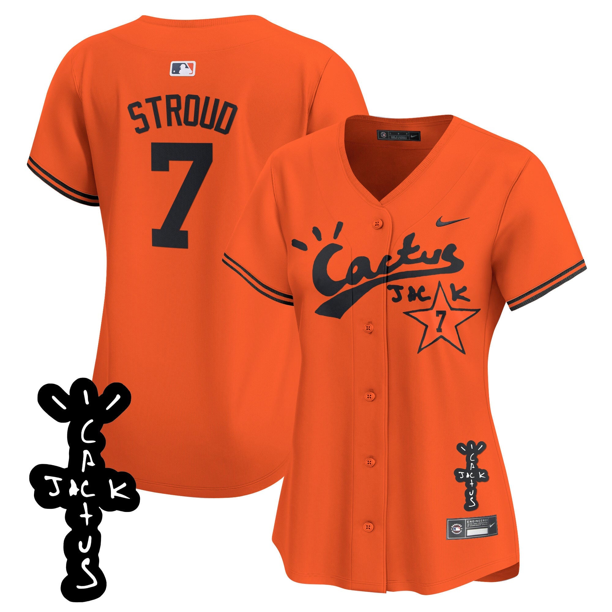 Women’s Cactus Jack Patch Vapor Premier Limited Jersey V2