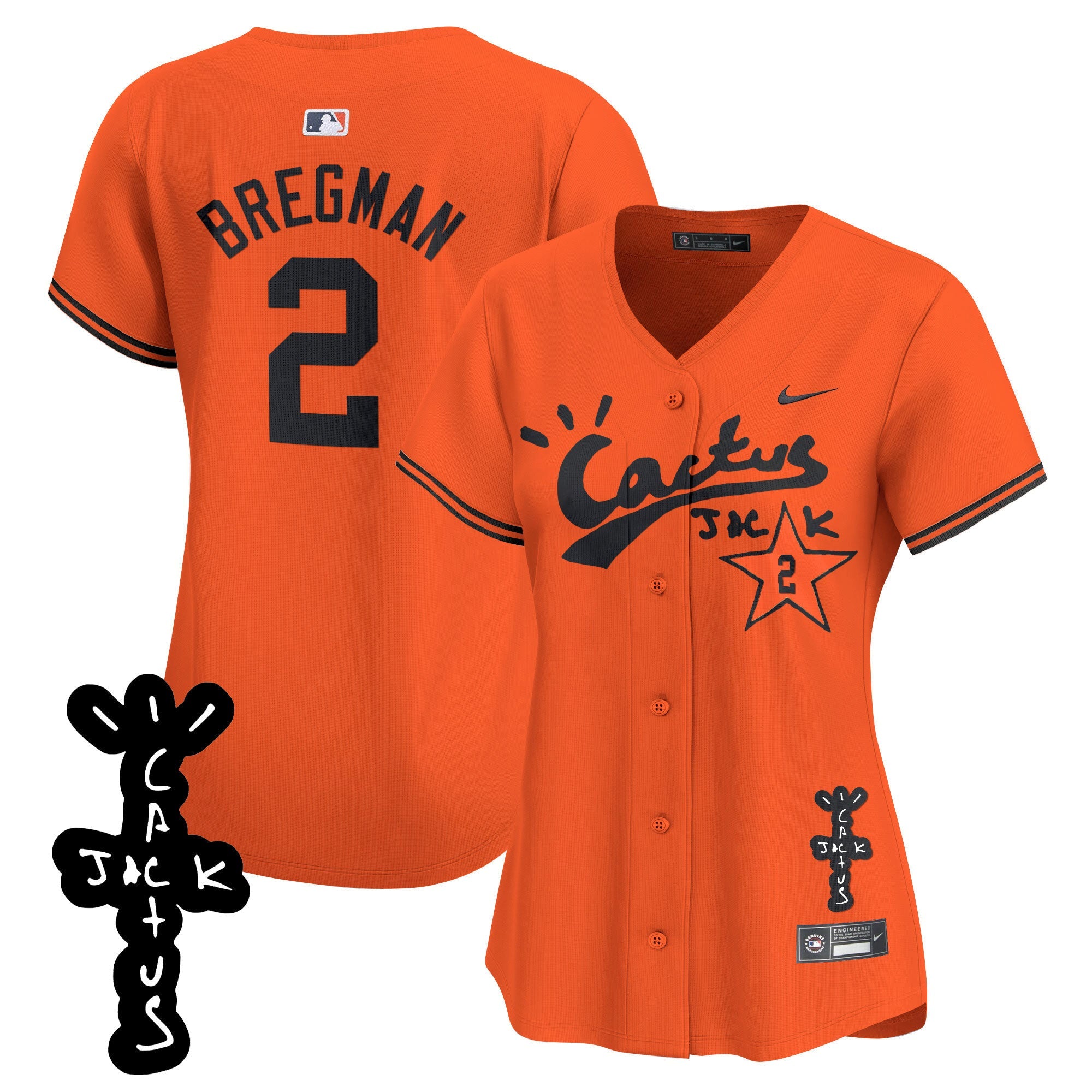 Women’s Cactus Jack Patch Vapor Premier Limited Jersey V2