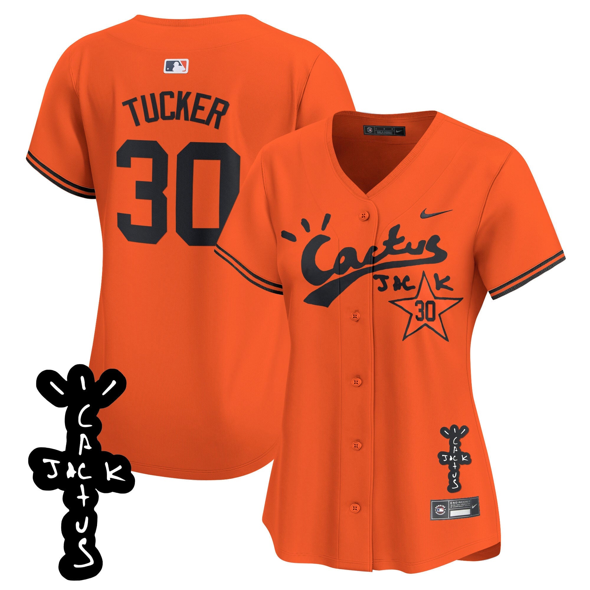 Women’s Cactus Jack Patch Vapor Premier Limited Jersey V2