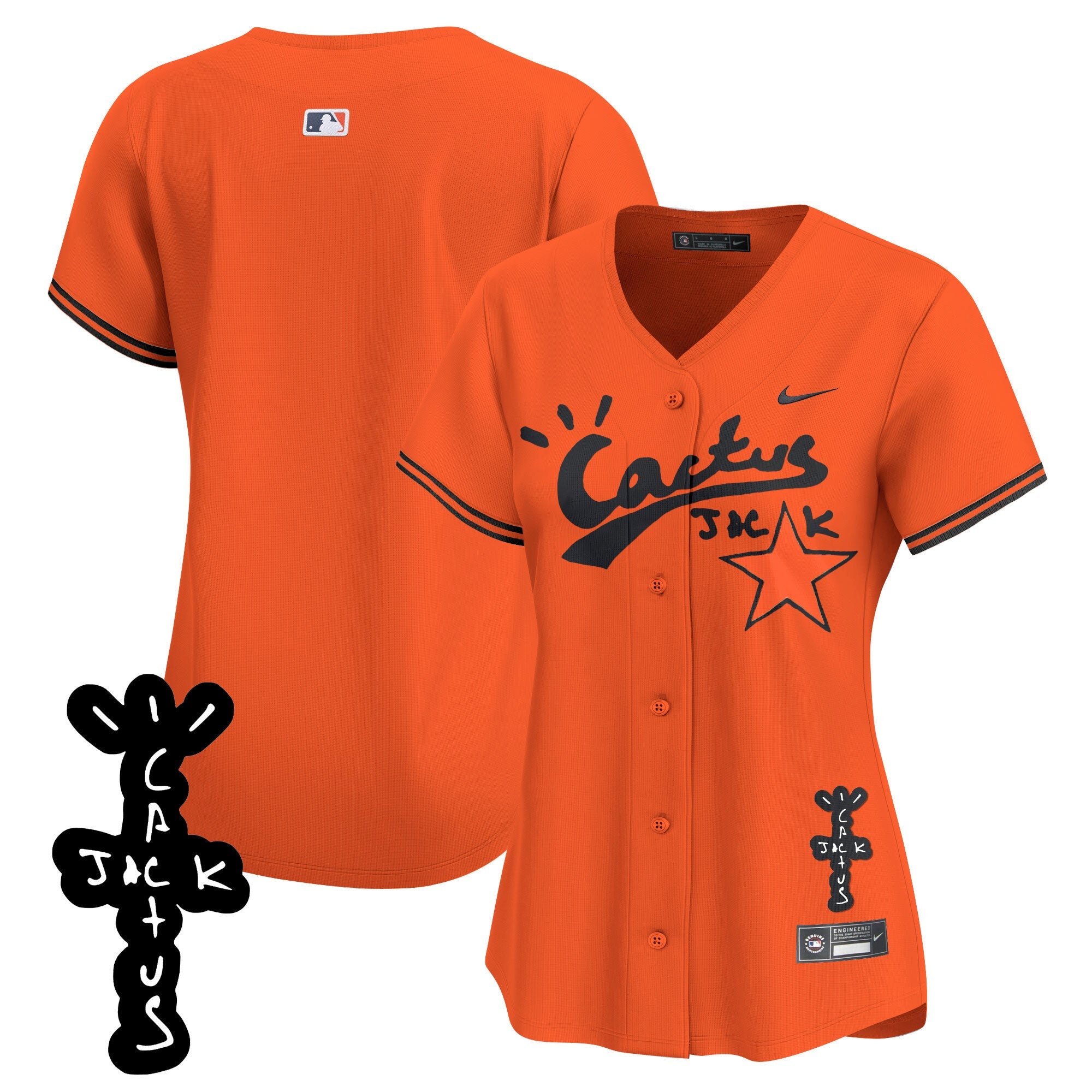 Women’s Cactus Jack Patch Vapor Premier Limited Jersey V2