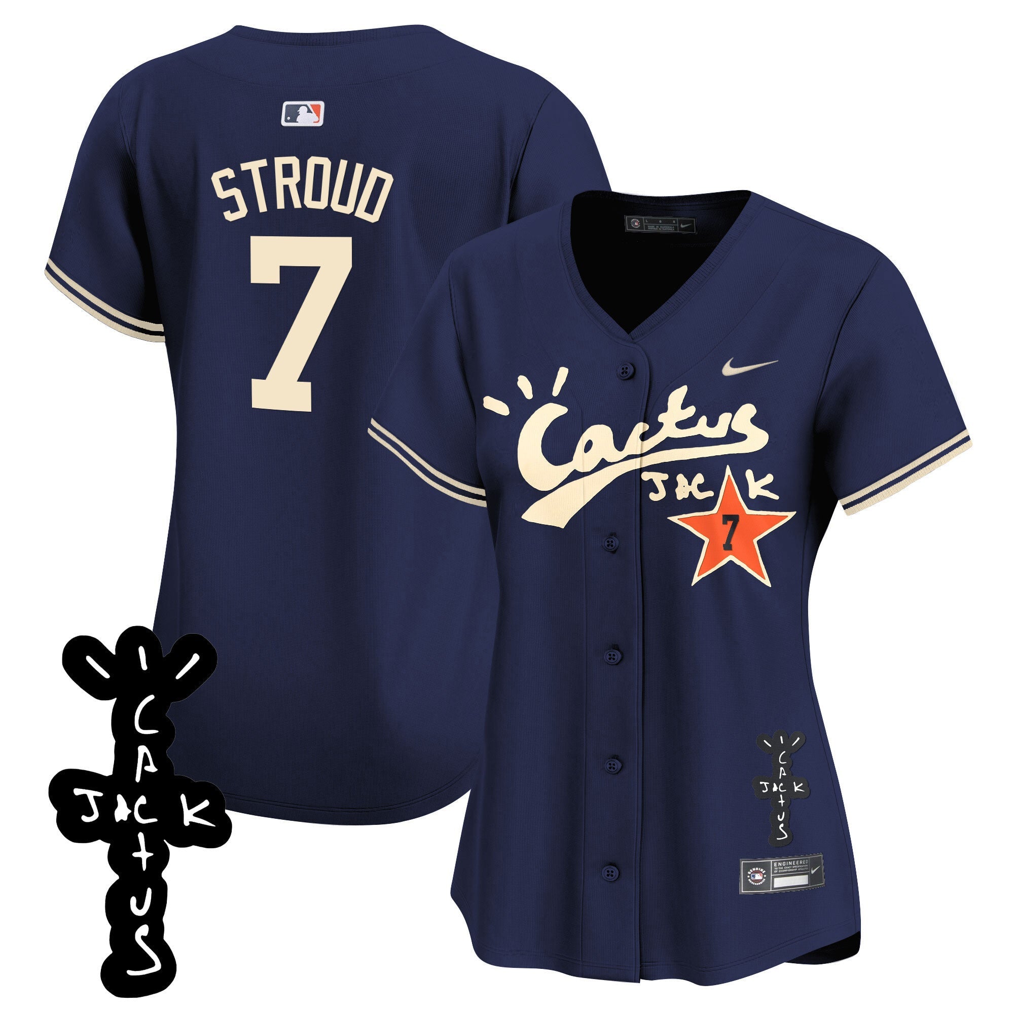 Women’s Cactus Jack Patch Vapor Premier Limited Jersey V2