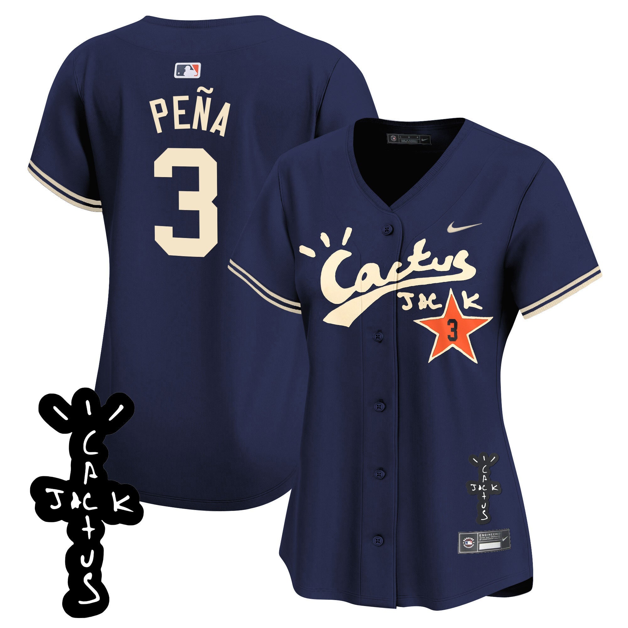 Women’s Cactus Jack Patch Vapor Premier Limited Jersey V2