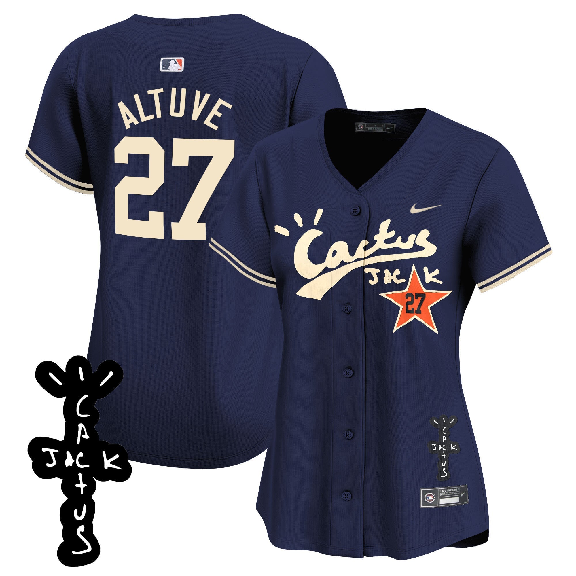 Women’s Cactus Jack Patch Vapor Premier Limited Jersey V2