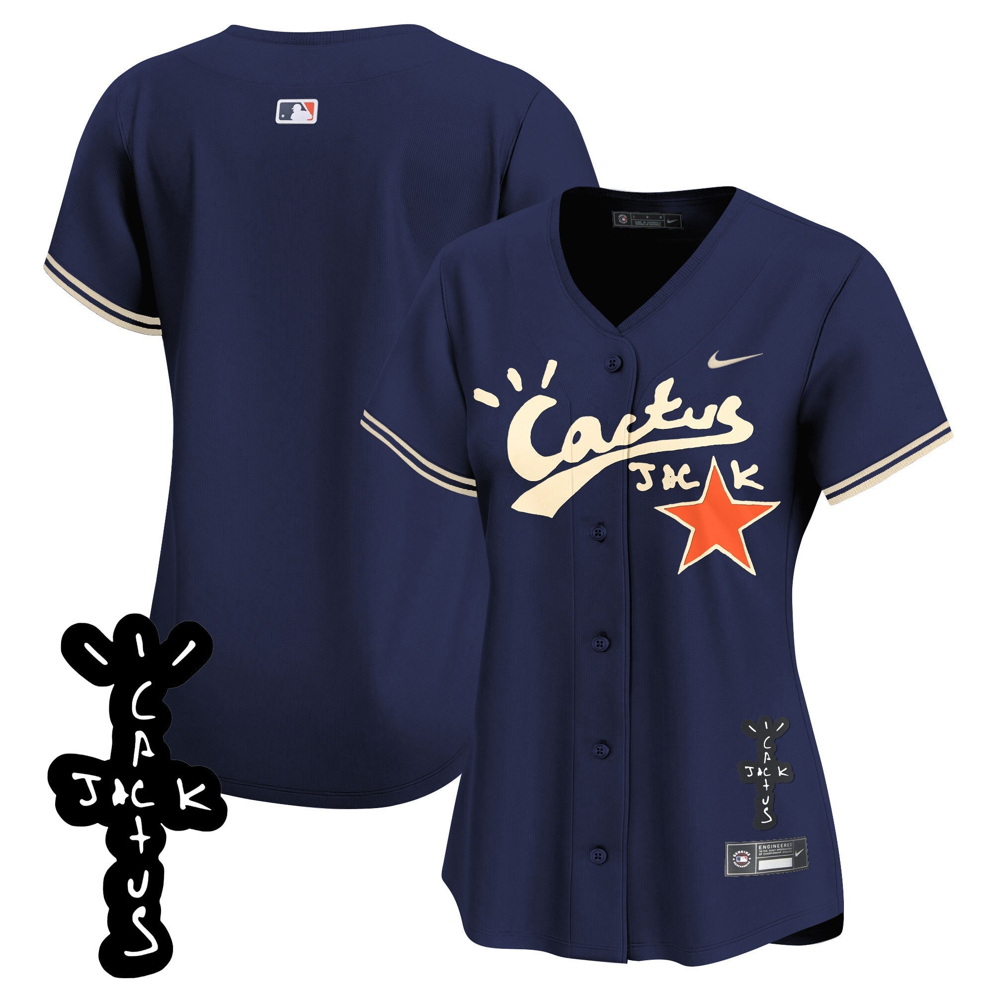 Women’s Cactus Jack Patch Vapor Premier Limited Jersey V2