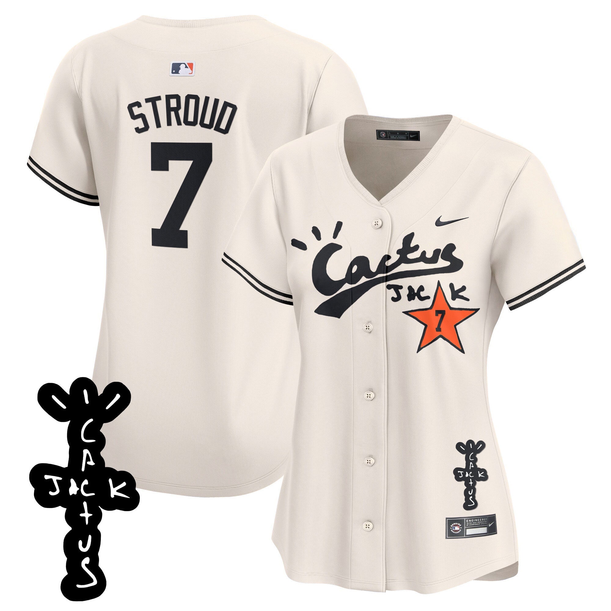 Women’s Cactus Jack Patch Vapor Premier Limited Jersey V2
