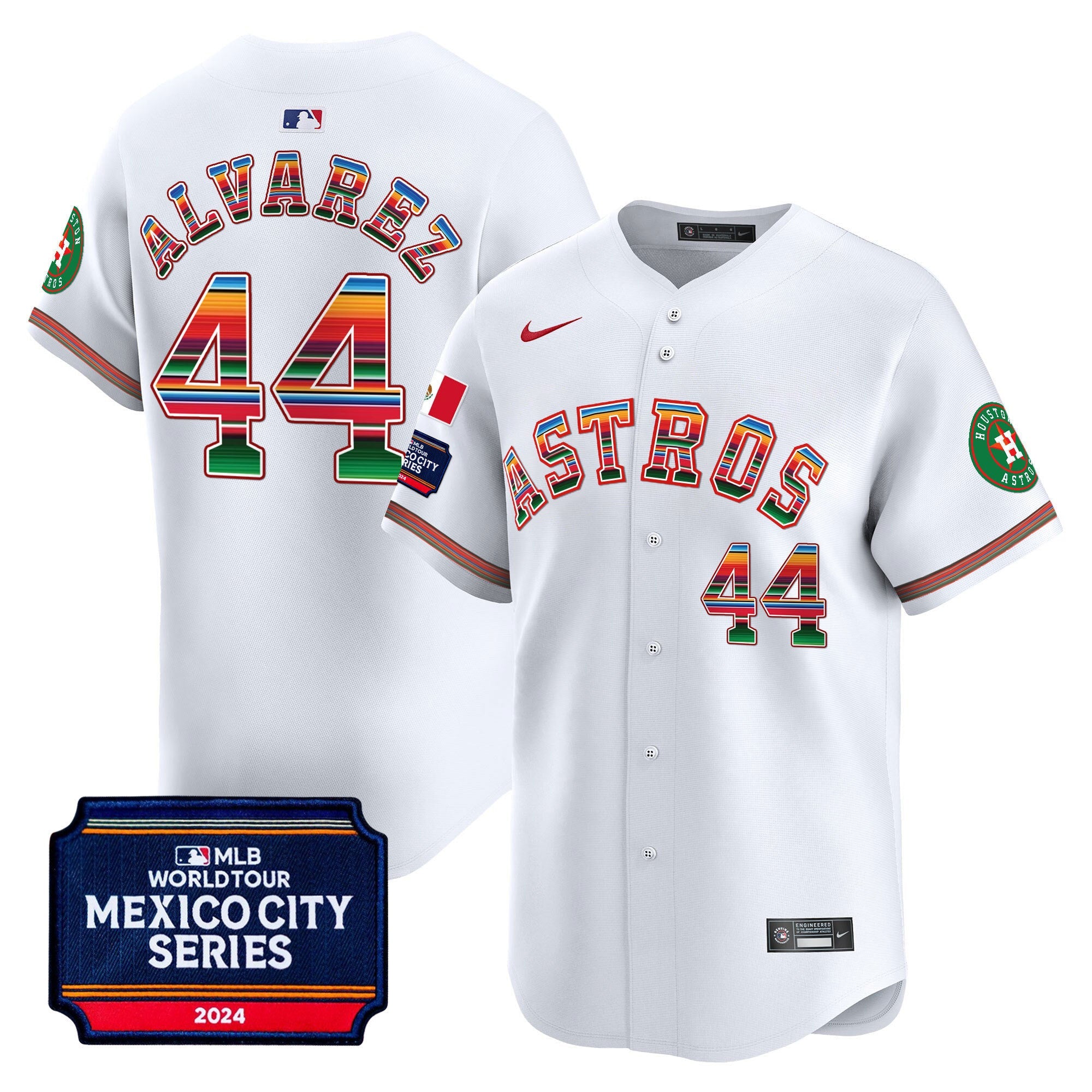 Men’s Houston 2024 Mexico City Series Patch Vapor Premier Limited Jersey
