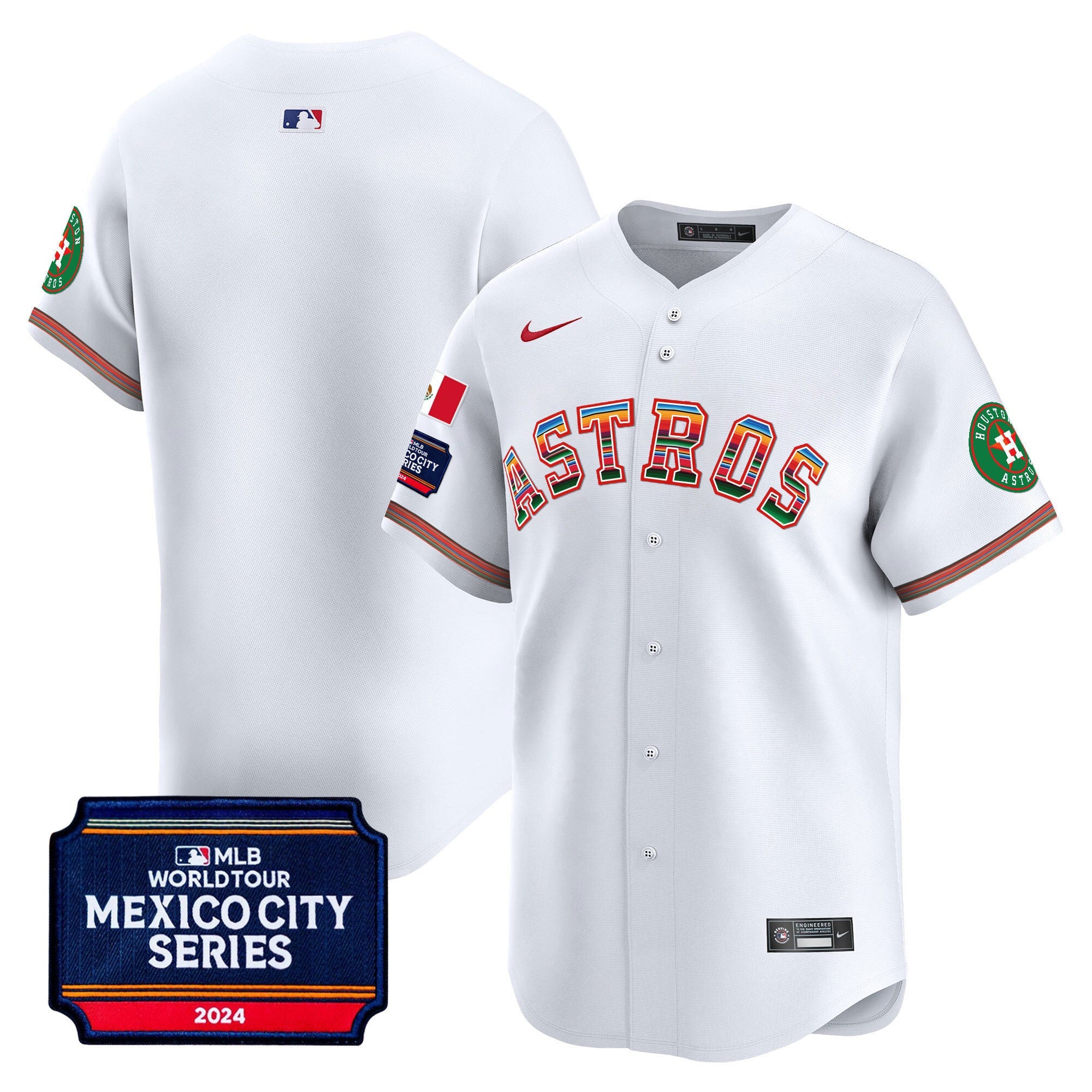 Men’s Houston 2024 Mexico City Series Patch Vapor Premier Limited Jersey