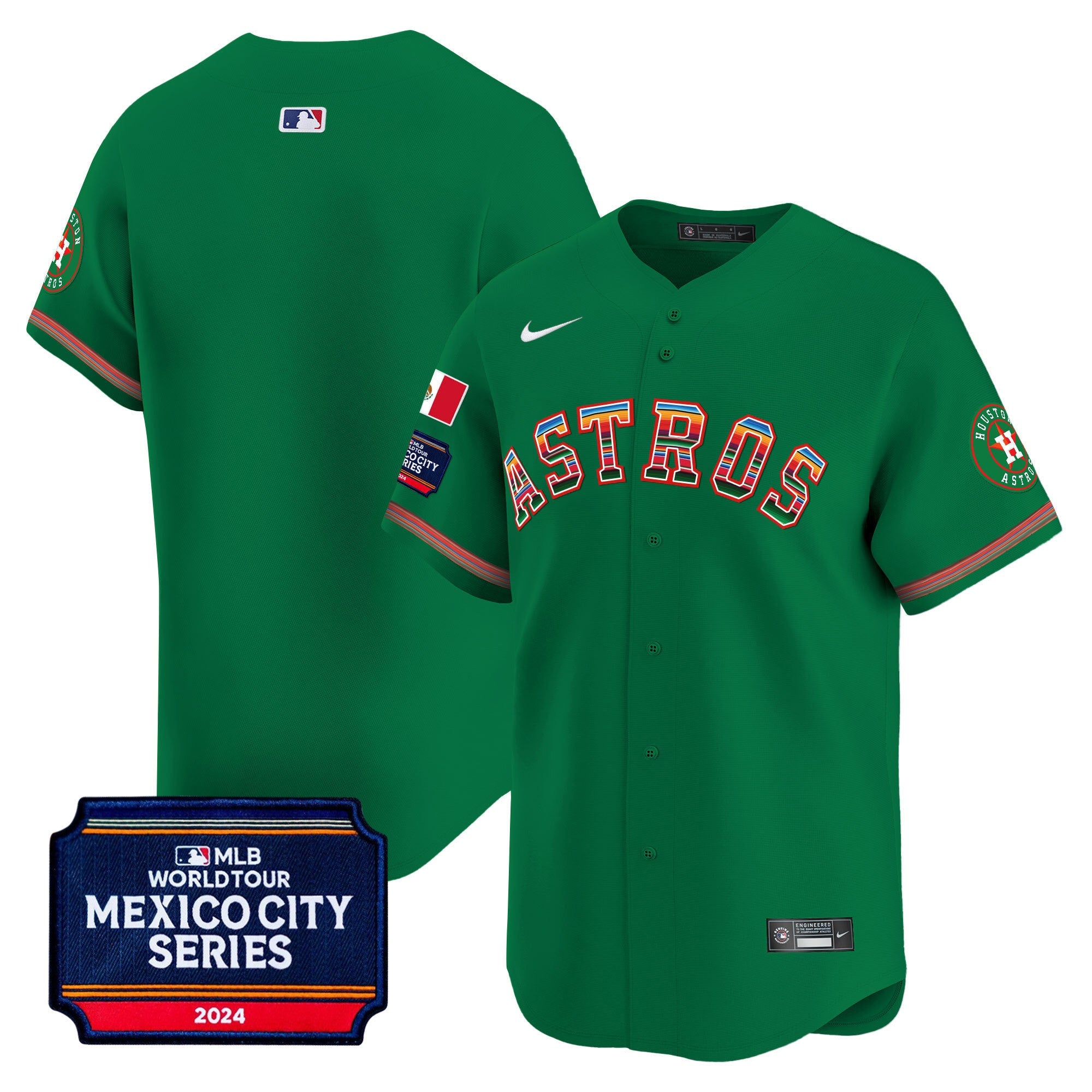 Men’s Houston 2024 Mexico City Series Patch Vapor Premier Limited Jersey