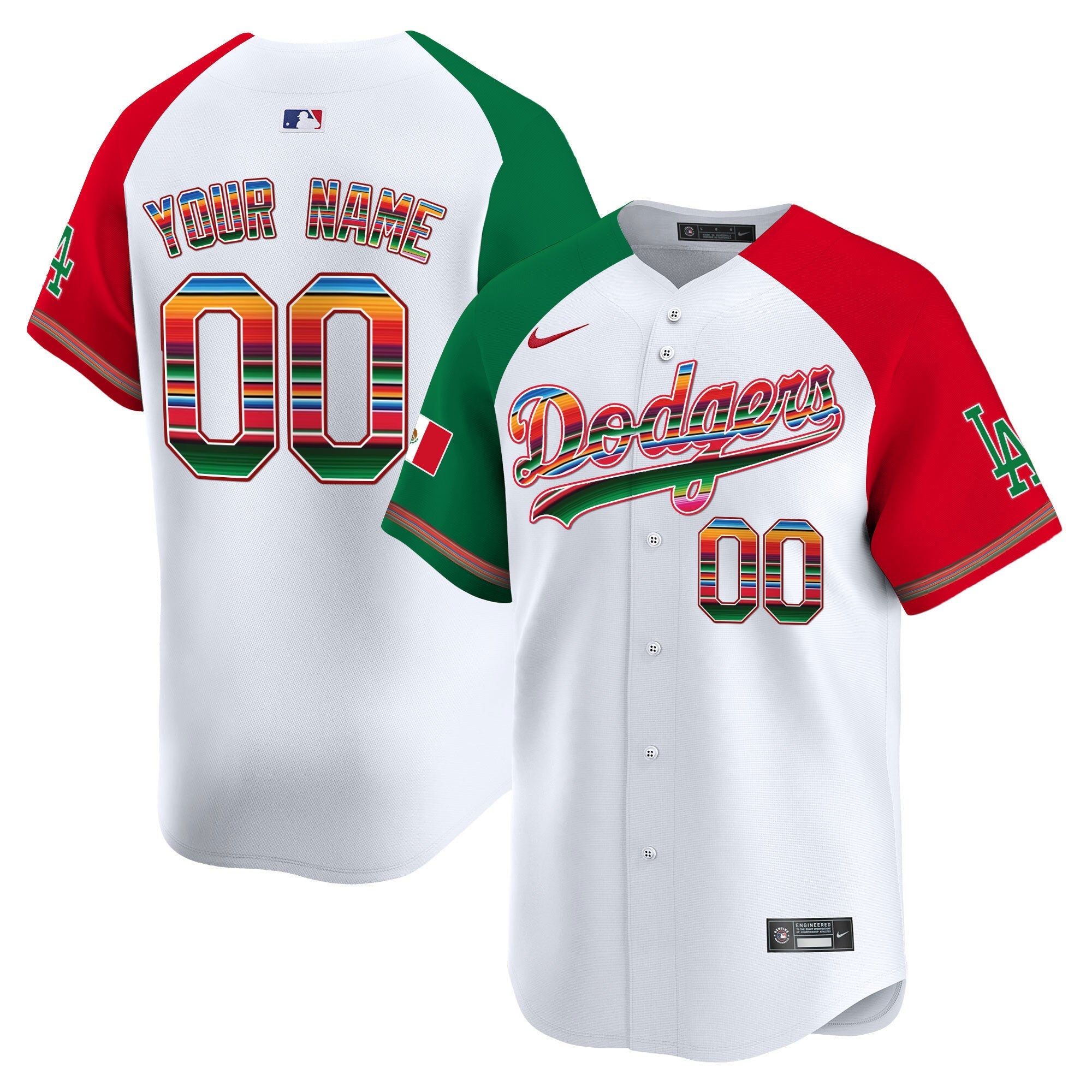 Los Angeles Mexico Vapor Premier Limited Custom Jersey