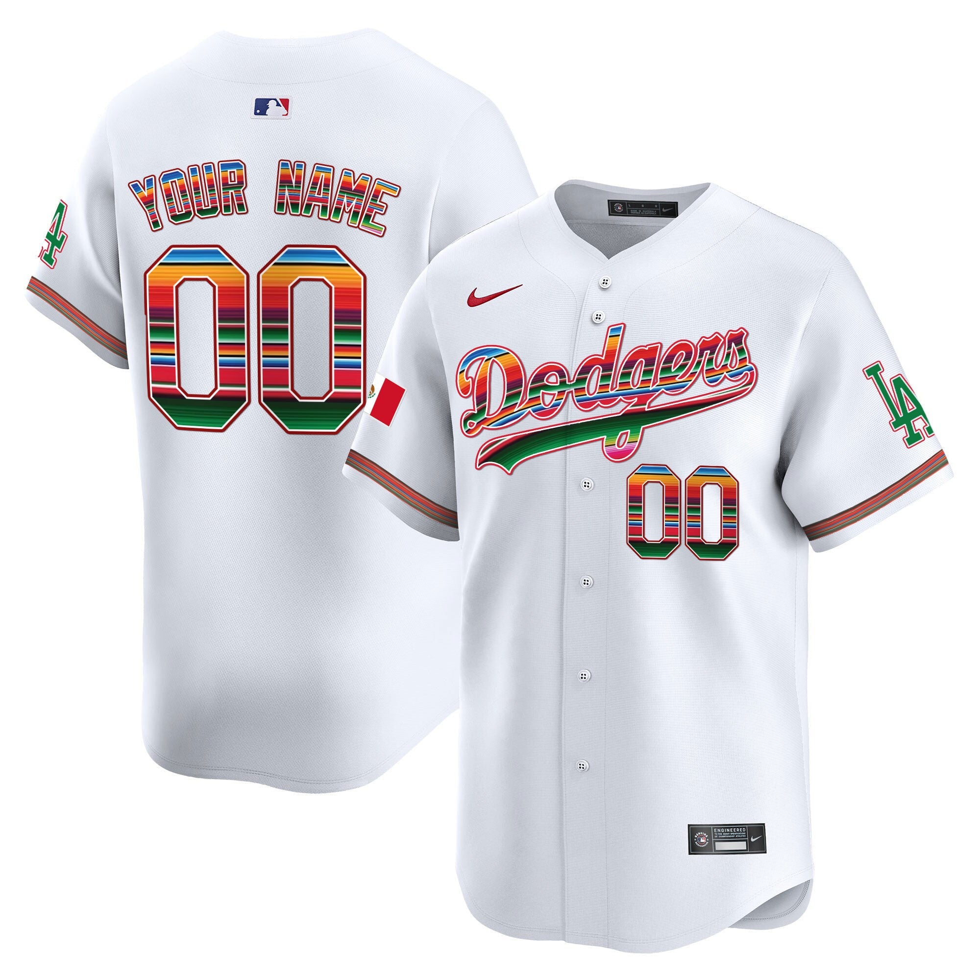 Los Angeles Mexico Vapor Premier Limited Custom Jersey