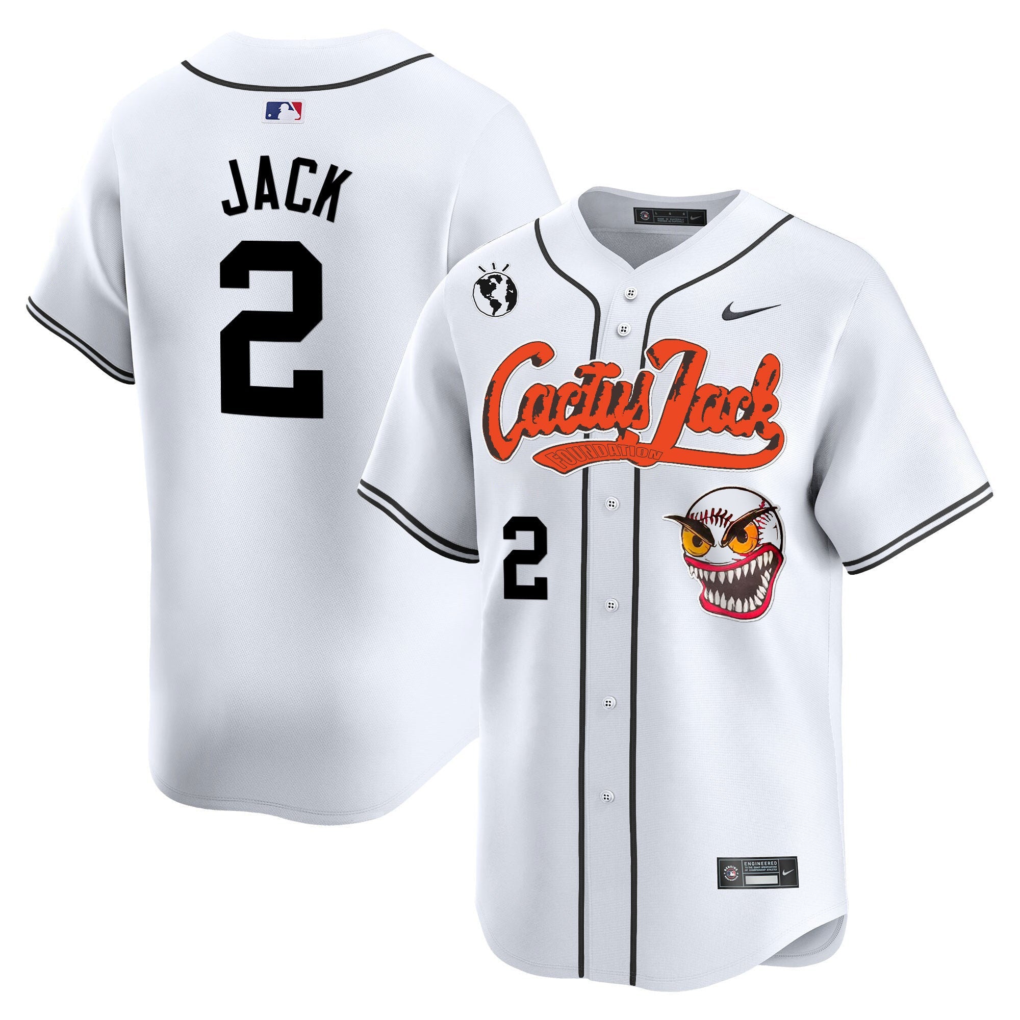Men’s Houston Cactus Jack Vapor Premier Limited Jersey – Stitched