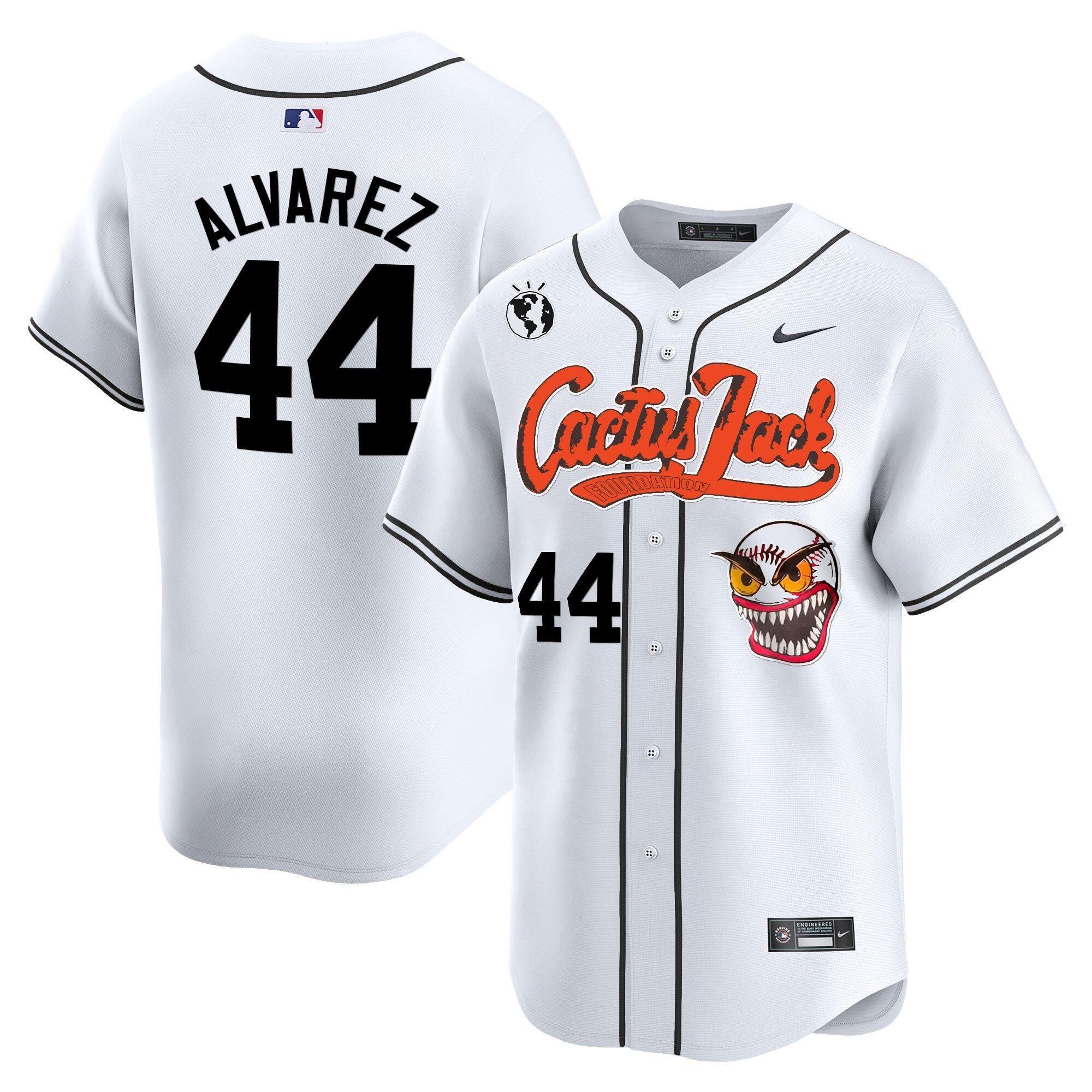 Men’s Houston Cactus Jack Vapor Premier Limited Jersey – Stitched