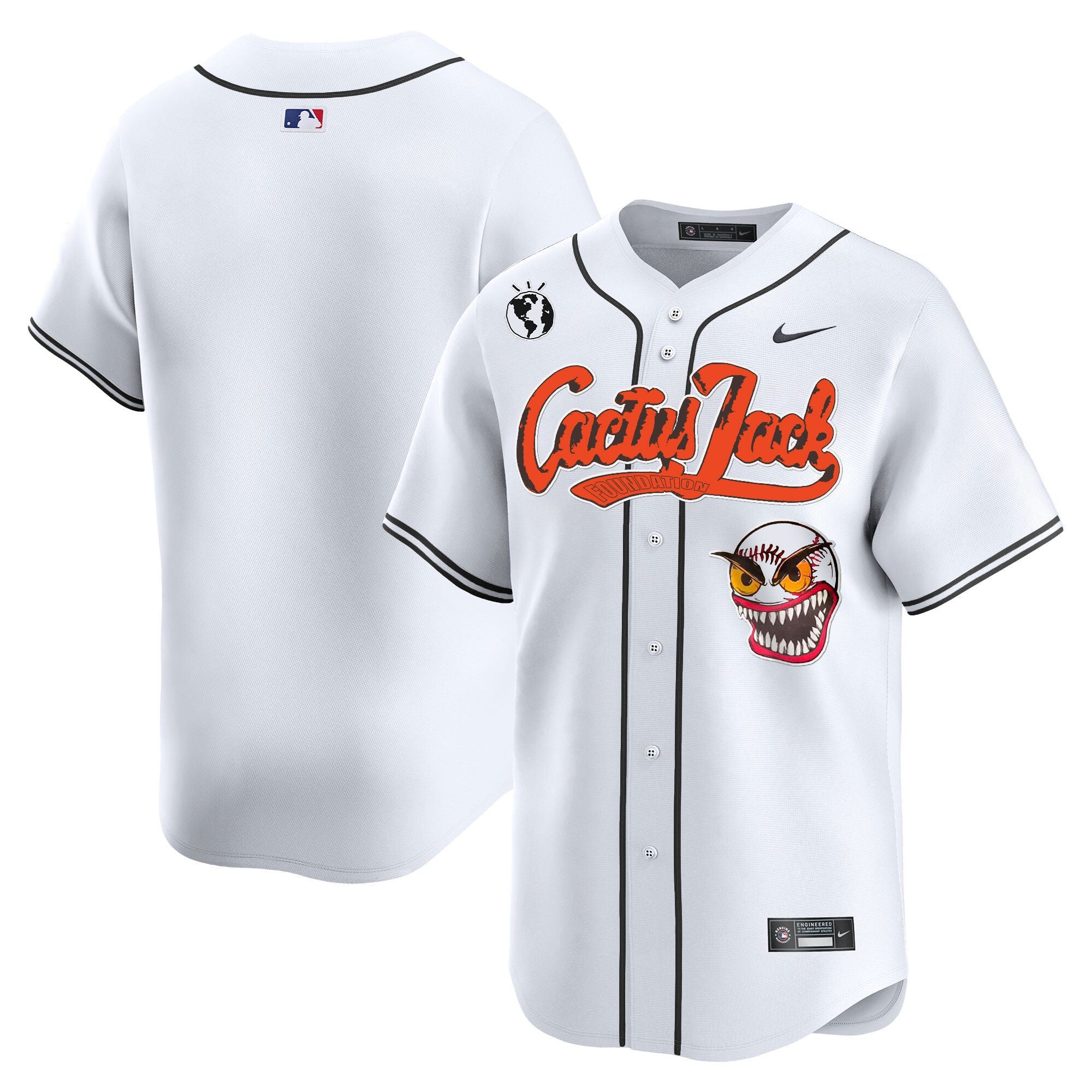 Men’s Houston Cactus Jack Vapor Premier Limited Jersey – Stitched