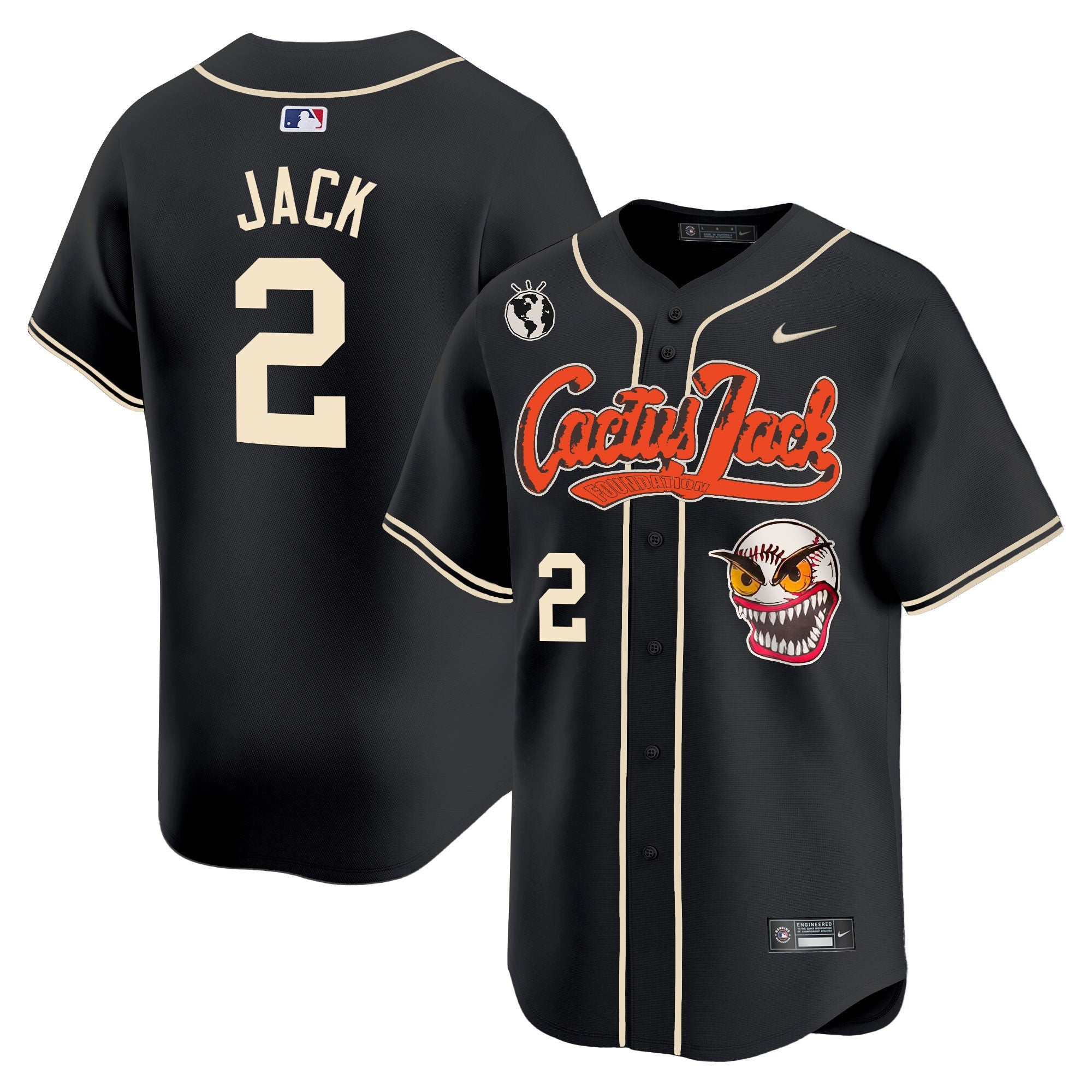 Men’s Houston Cactus Jack Vapor Premier Limited Jersey – Stitched