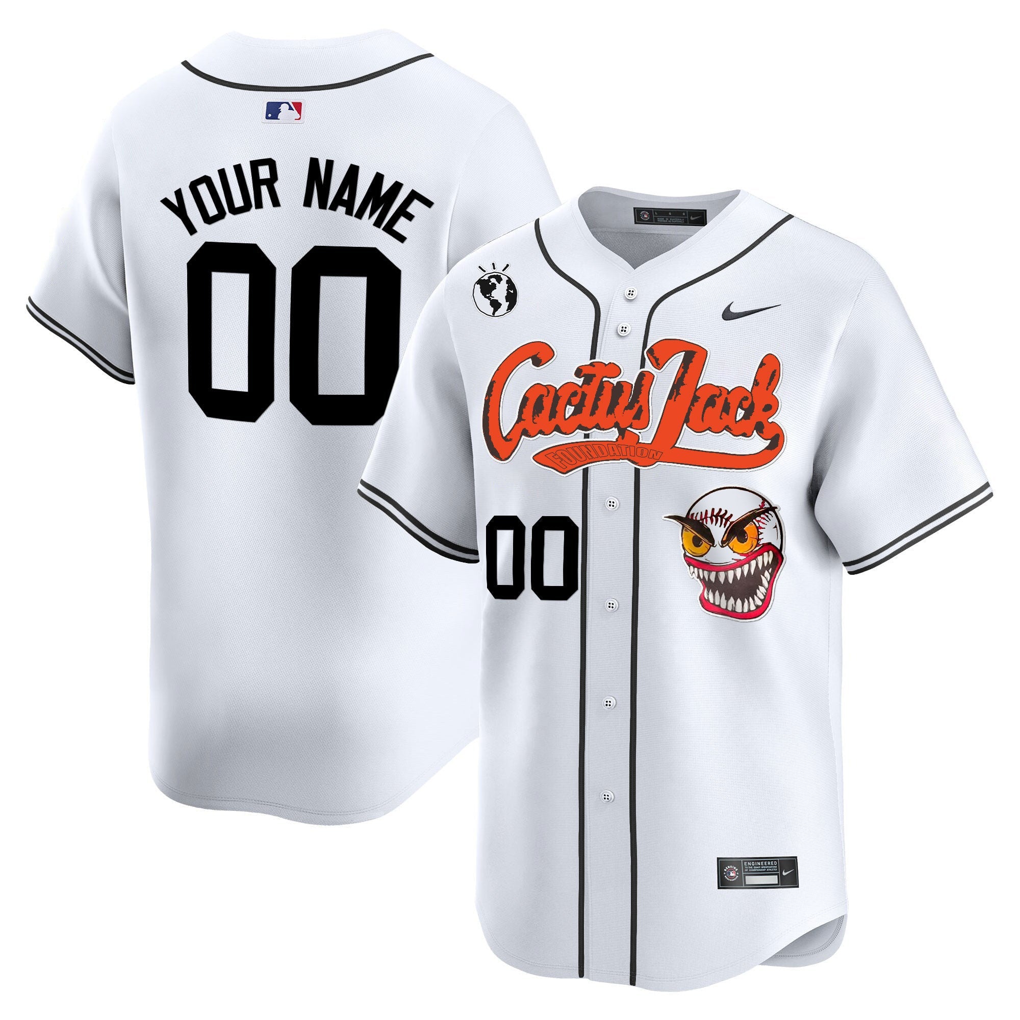 Houston Cactus Jack Vapor Premier Limited Custom Jersey – Stitched