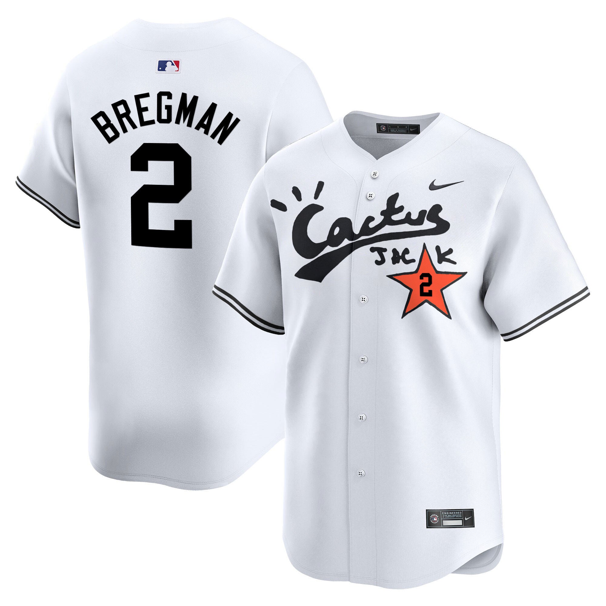 Men’s Houston Cactus Jack Vapor Premier Limited Jersey V2 – Stitched