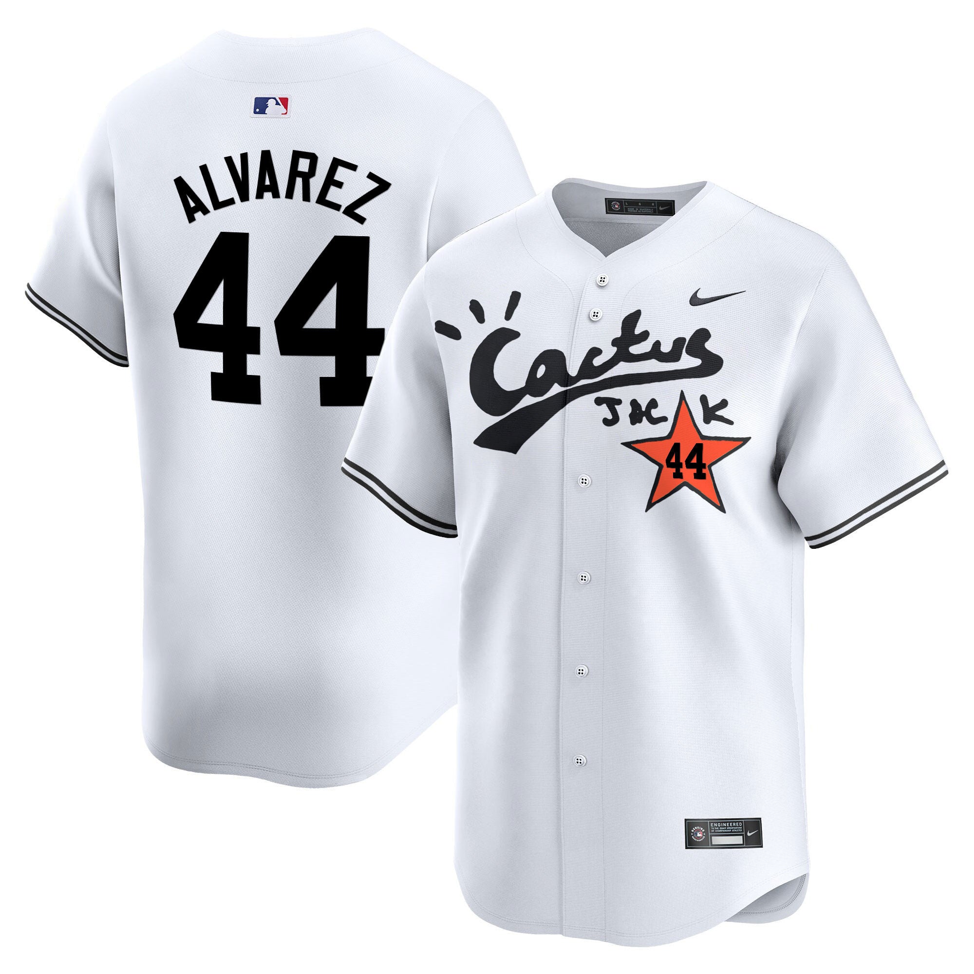Men’s Houston Cactus Jack Vapor Premier Limited Jersey V2 – Stitched