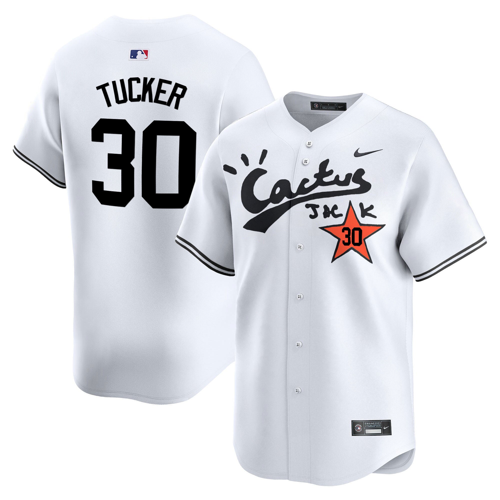 Men’s Houston Cactus Jack Vapor Premier Limited Jersey V2 – Stitched