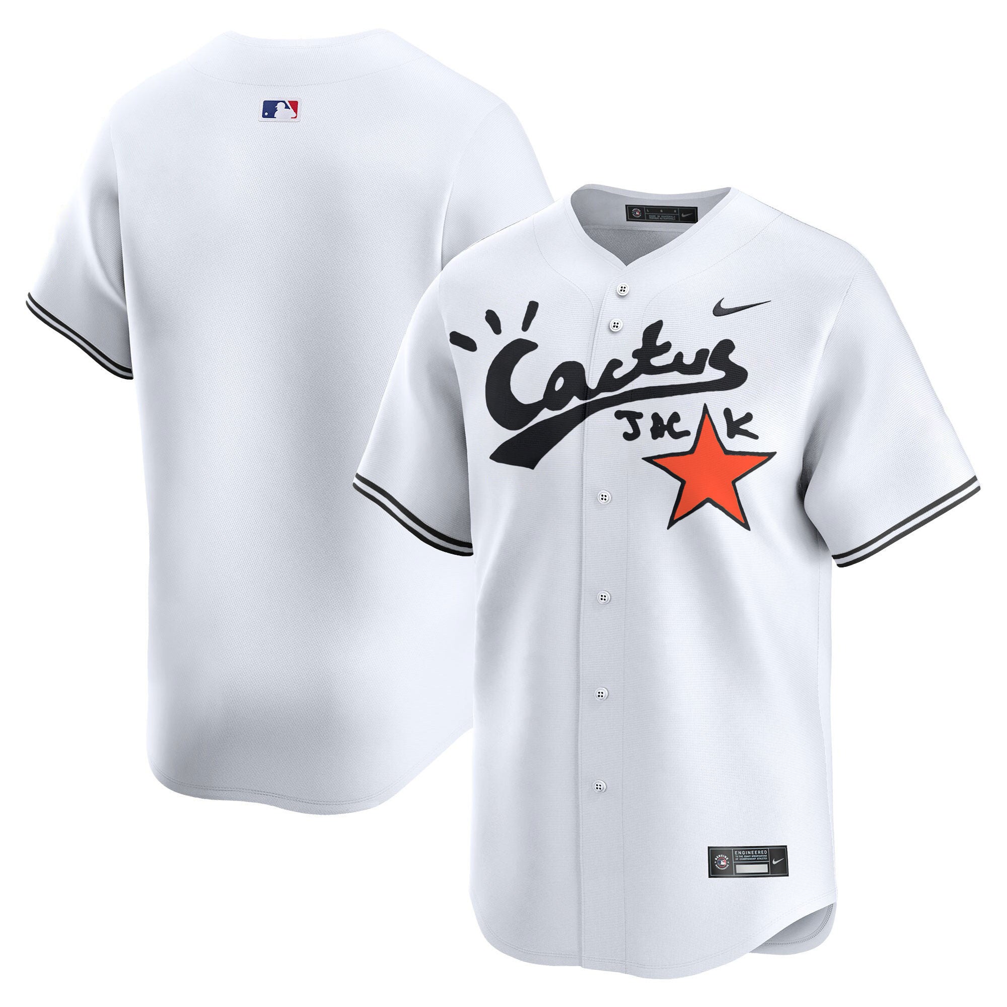 Men’s Houston Cactus Jack Vapor Premier Limited Jersey V2 – Stitched